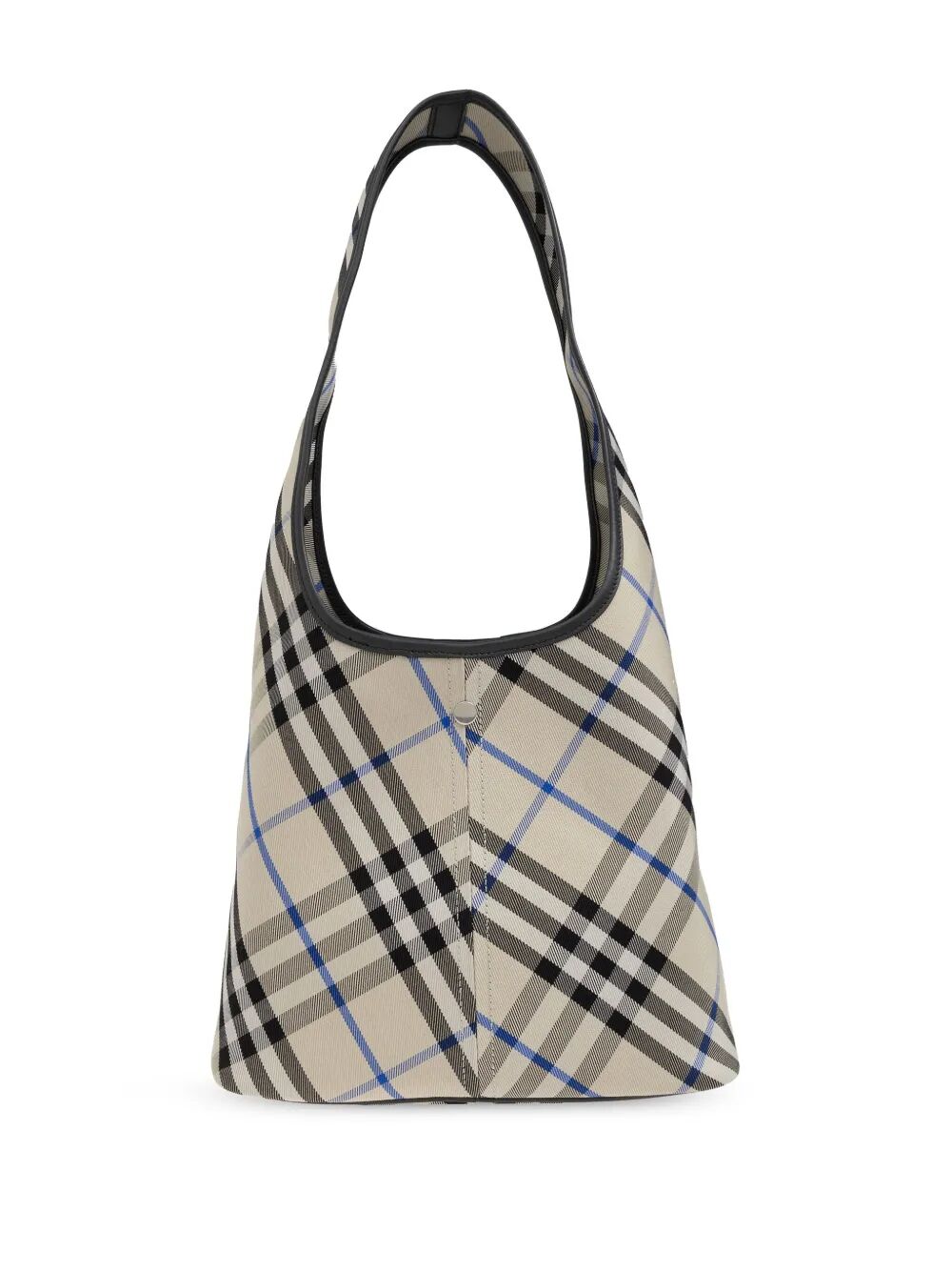 CHECK-PATTERN SHOULDER BAG