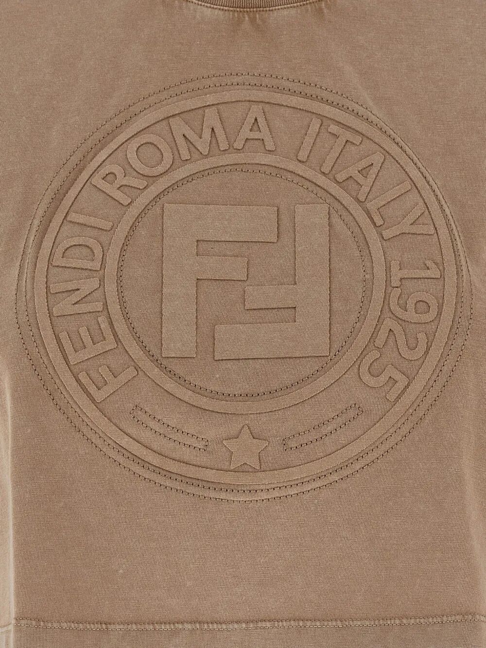 3D FENDI ROMA CROPPED T-SHIRT