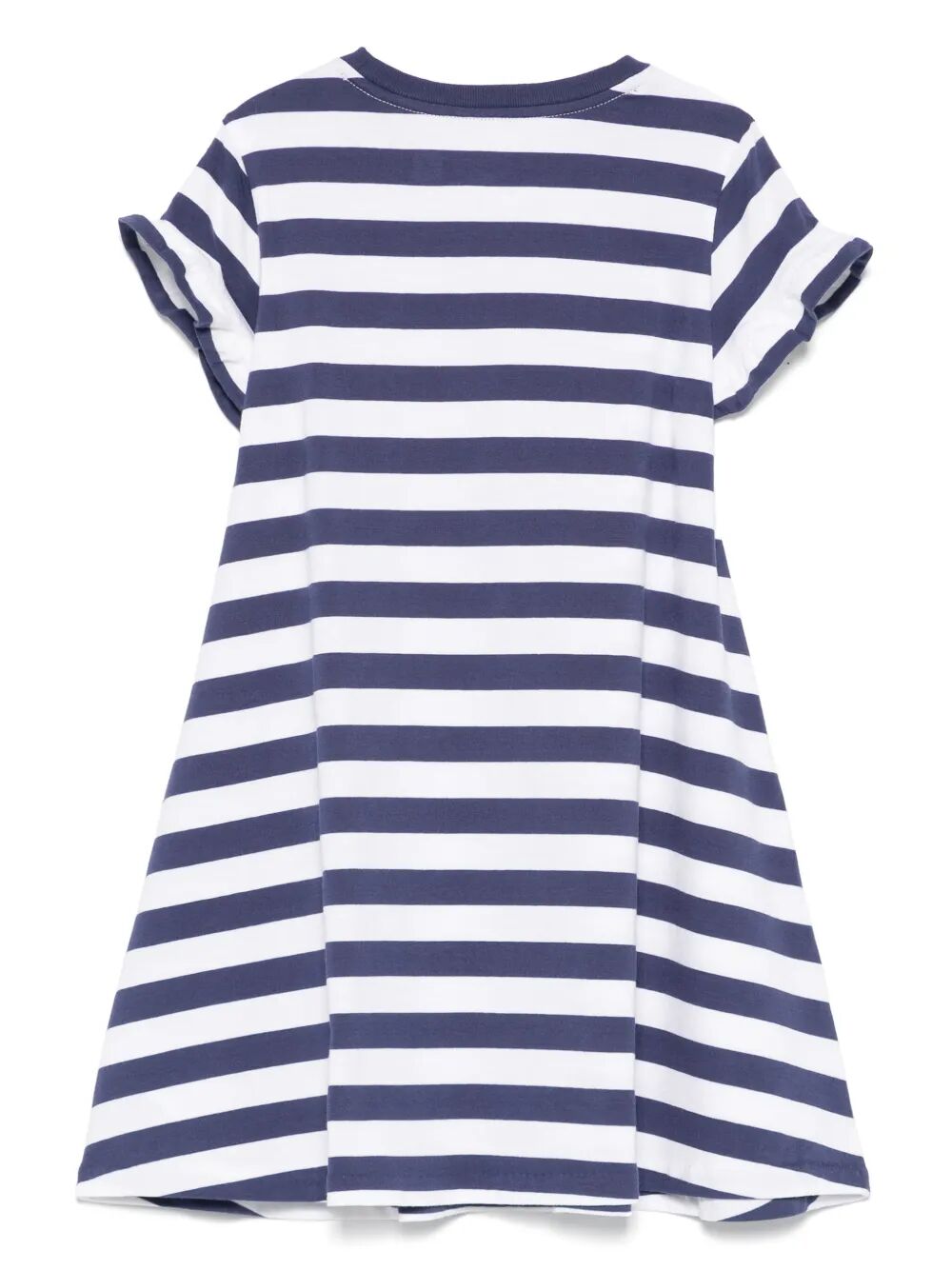 STRIPED POLO BEAR COTTON TEE DRESS