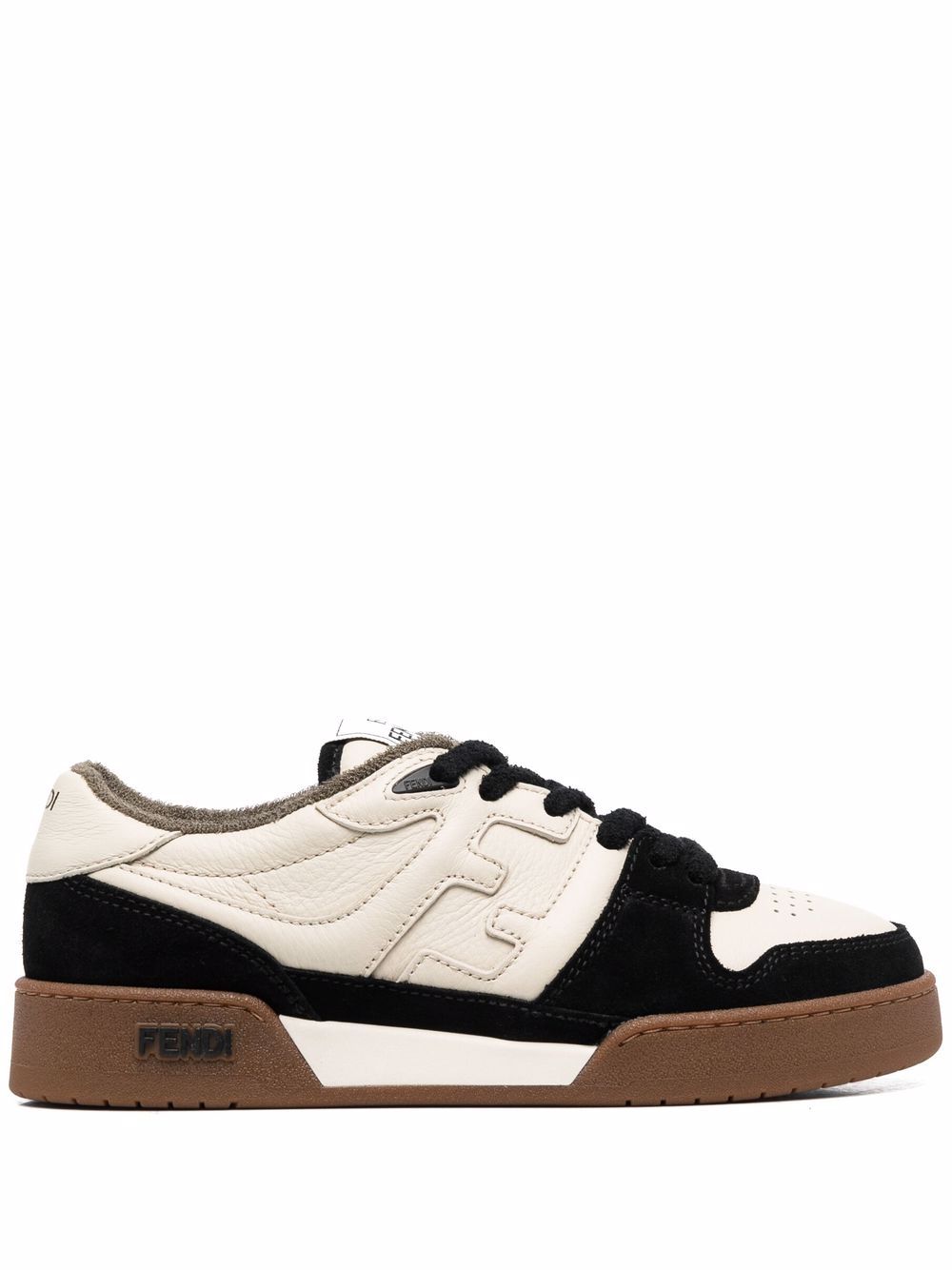 MATCH SUEDE AND LEATHER SNEAKERS