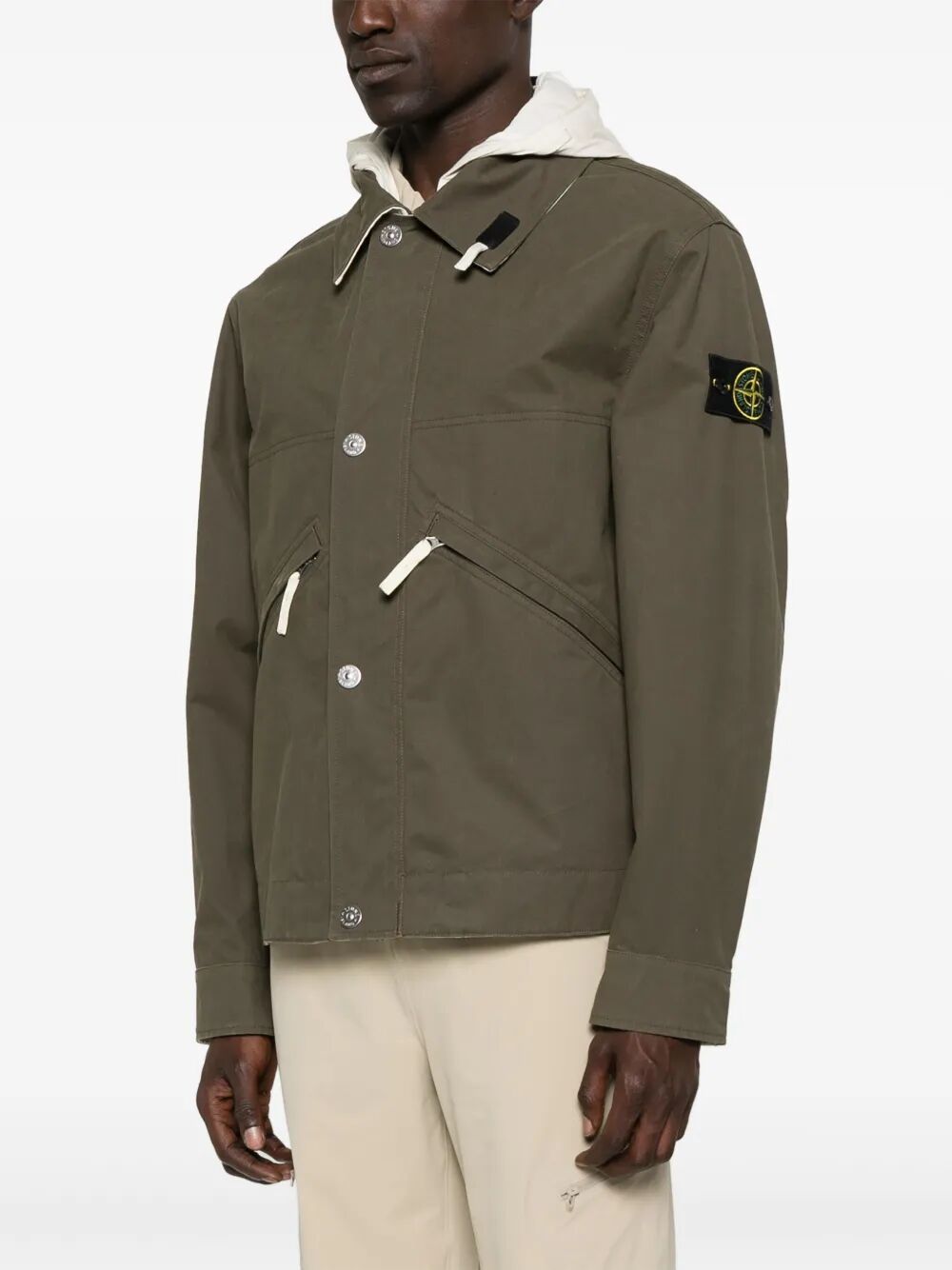 HOODED COTTON JACKET