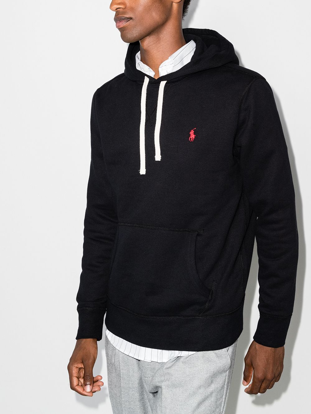 THE RL COTTON-BLEND FLEECE HOODIE