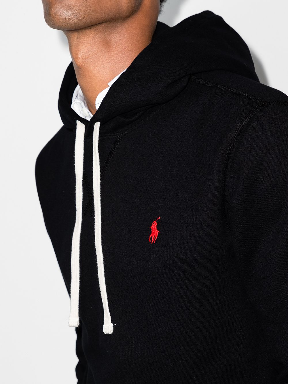 THE RL COTTON-BLEND FLEECE HOODIE