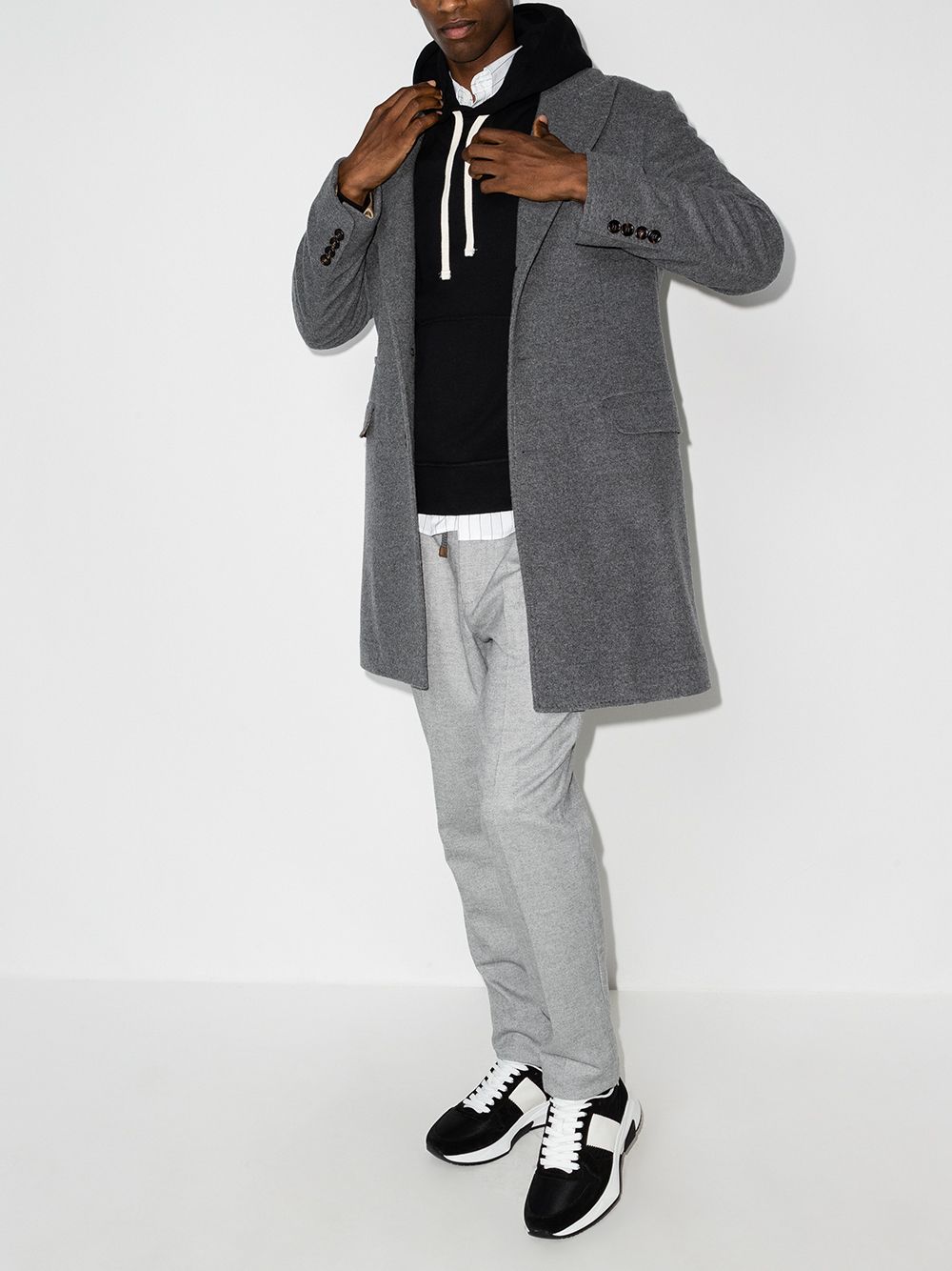 THE RL COTTON-BLEND FLEECE HOODIE