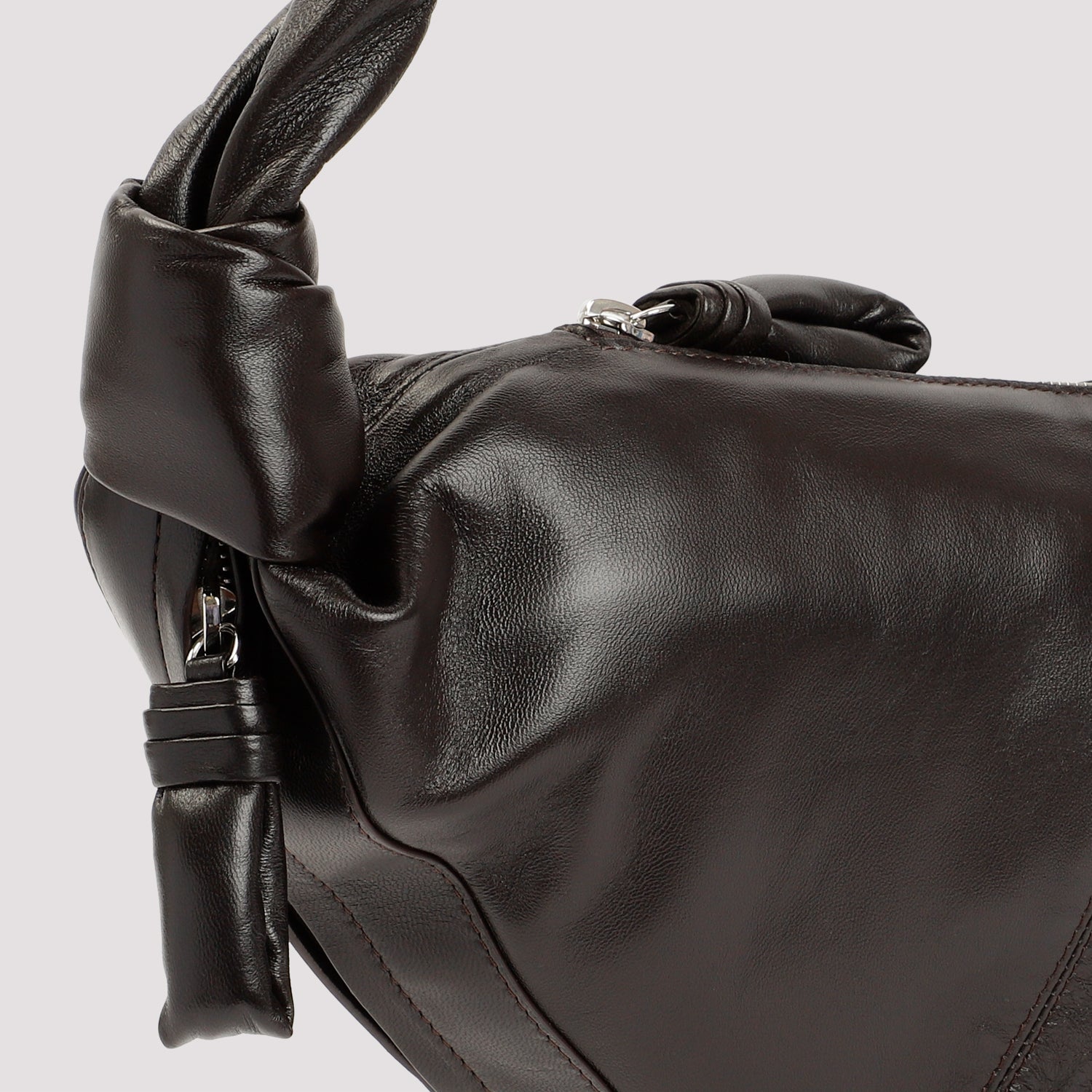 Leather Large Croissant Bag
