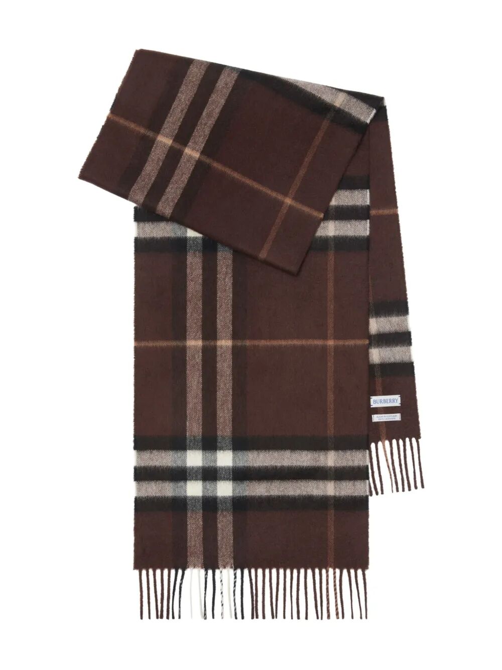 GIANT CHECK CASHMERE SCARF
