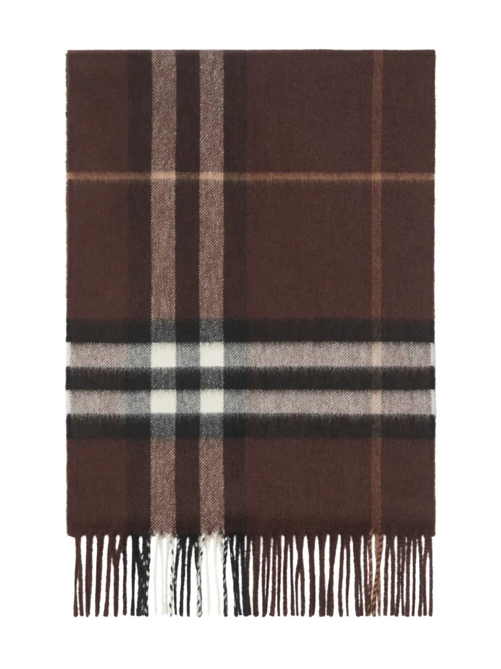 GIANT CHECK CASHMERE SCARF