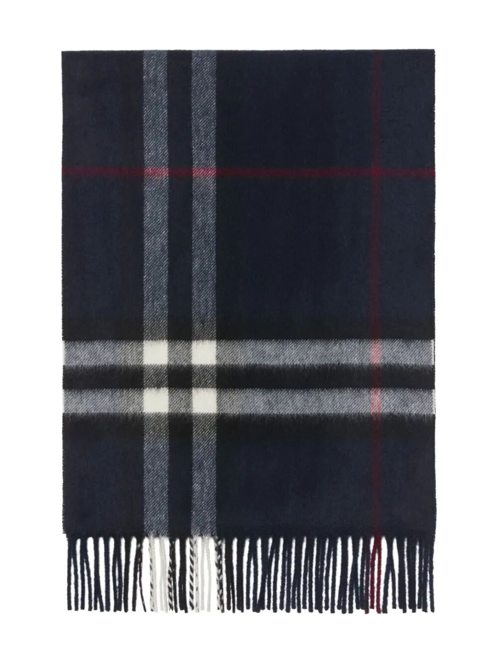 GIANT CHECK CASHMERE SCARF