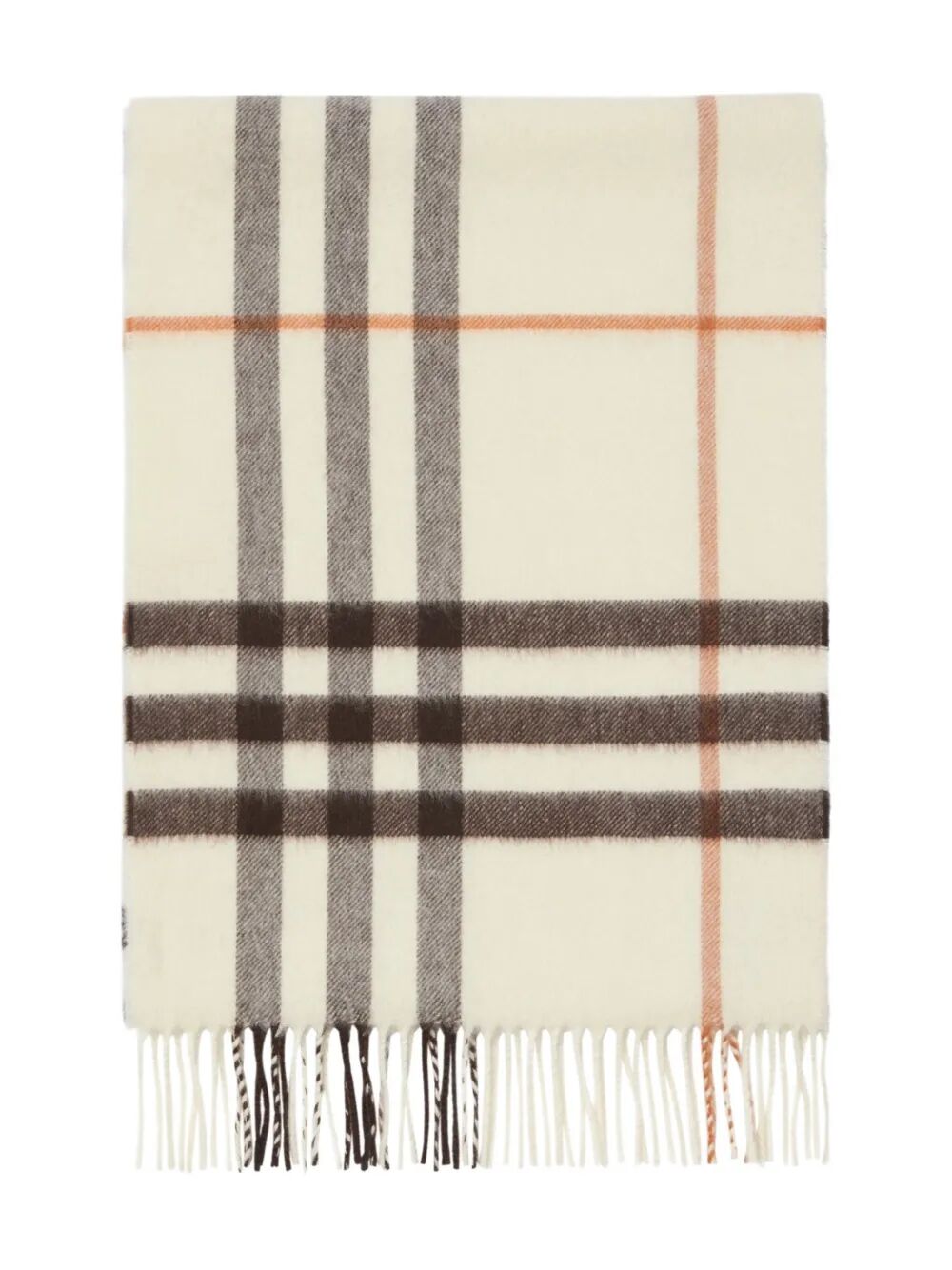 GIANT CHECK CASHMERE SCARF