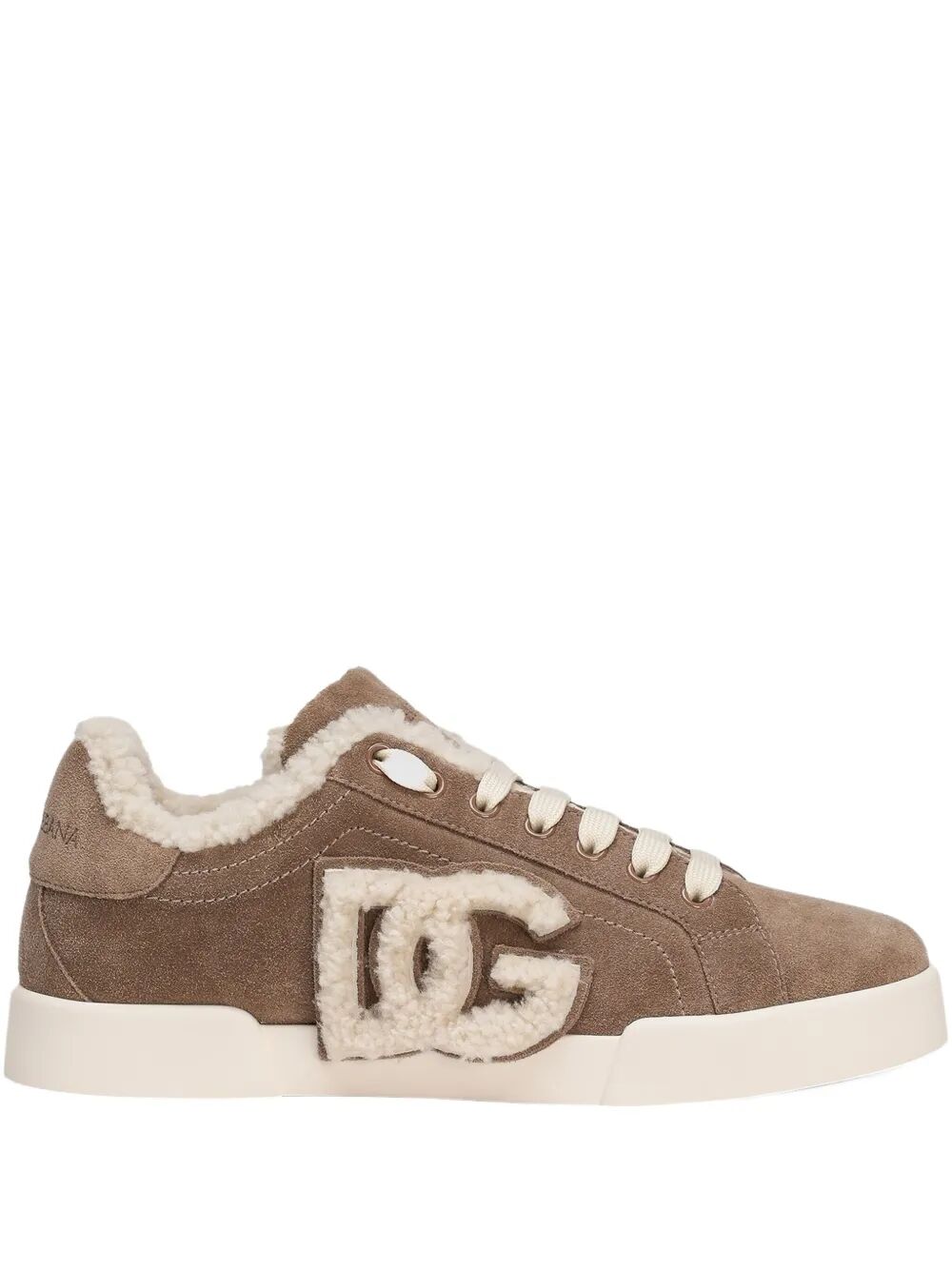 SUEDE SNEAKERS WITH SHEARLING LINING