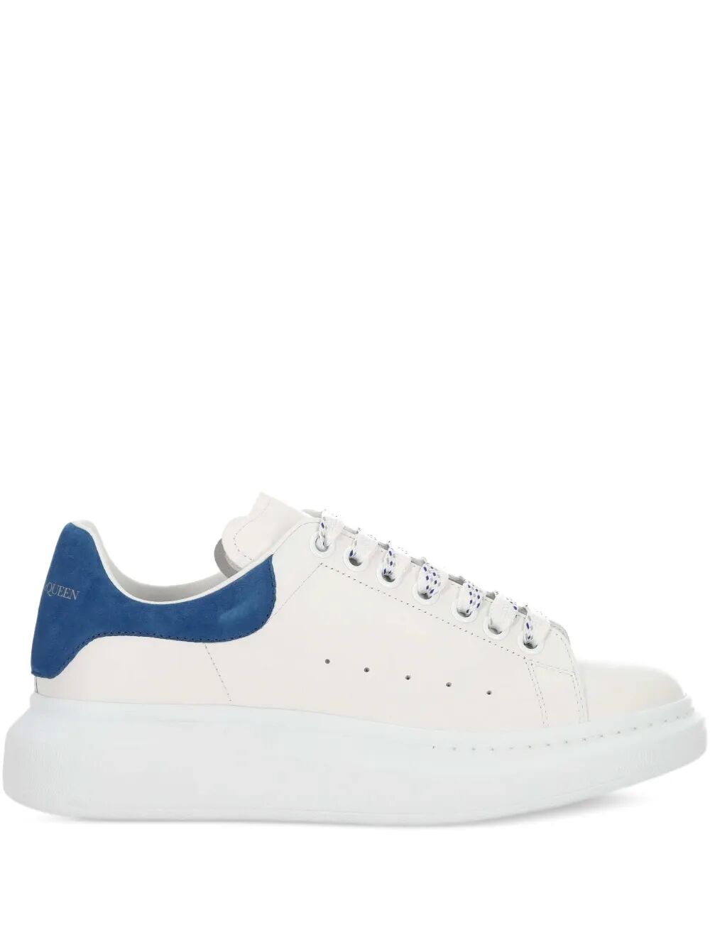 OVERSIZED SNEAKERS IN WHITE/PARIS BLUE