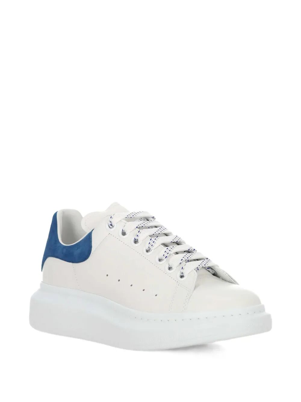 OVERSIZED SNEAKERS IN WHITE/PARIS BLUE