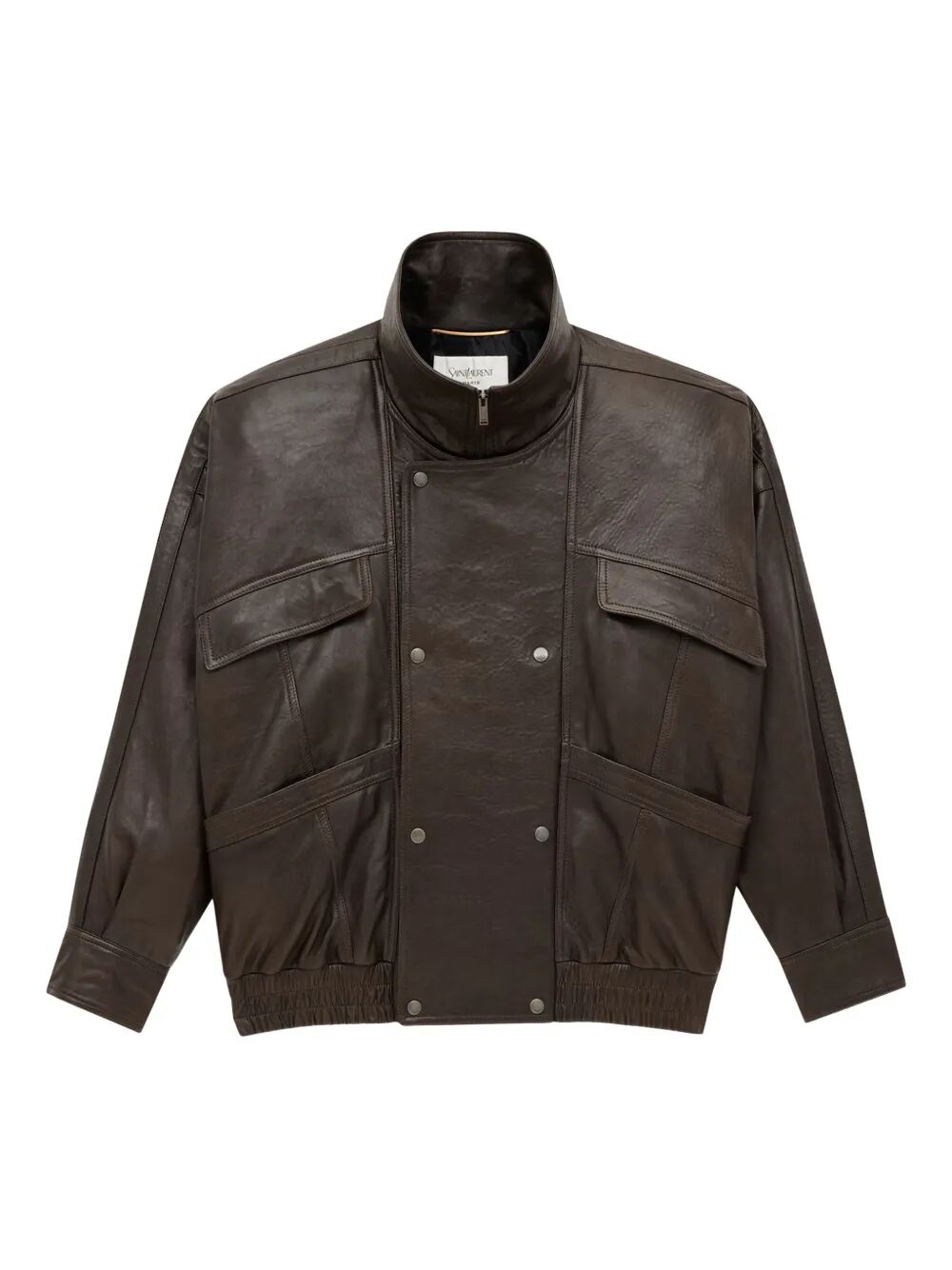 BOMBER JACKET IN BUBBLED LAMBSKIN