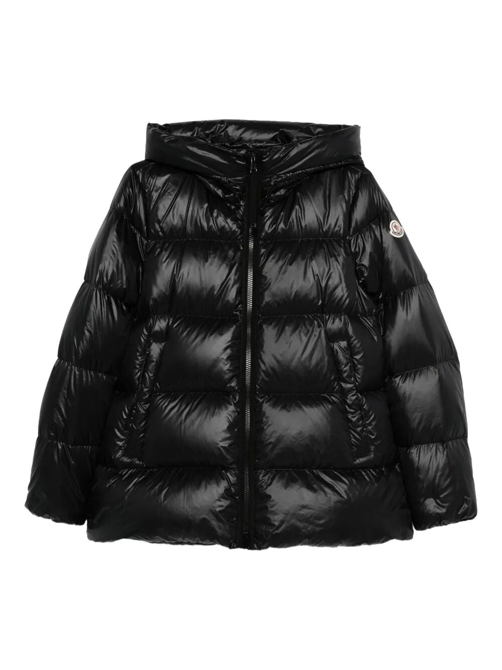 SERITTES HOODED SHORT DOWN JACKET