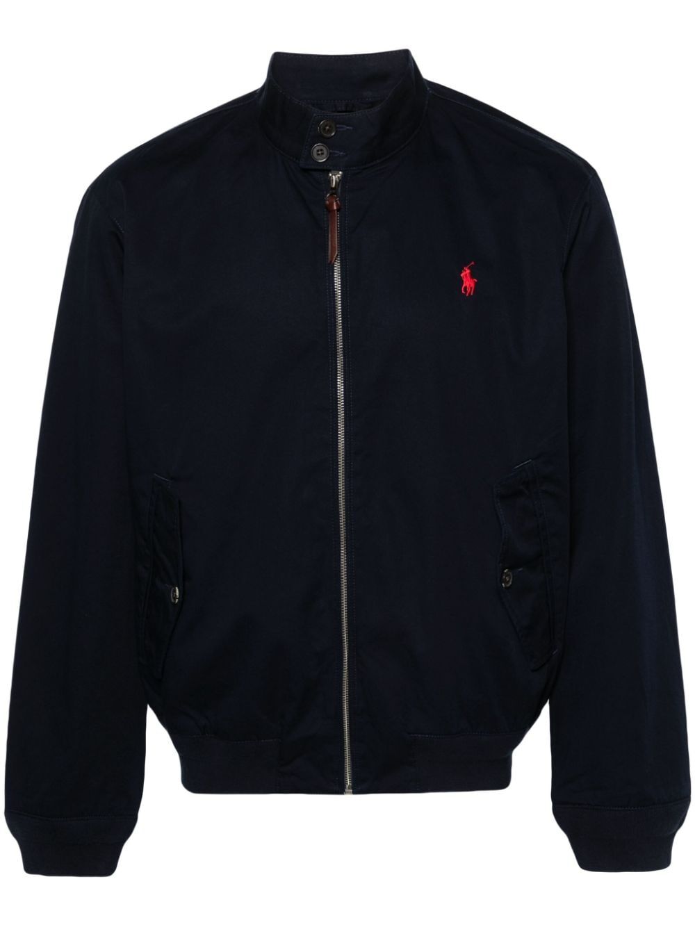 GIACCA BOMBER IN COTONE CON ZIP
