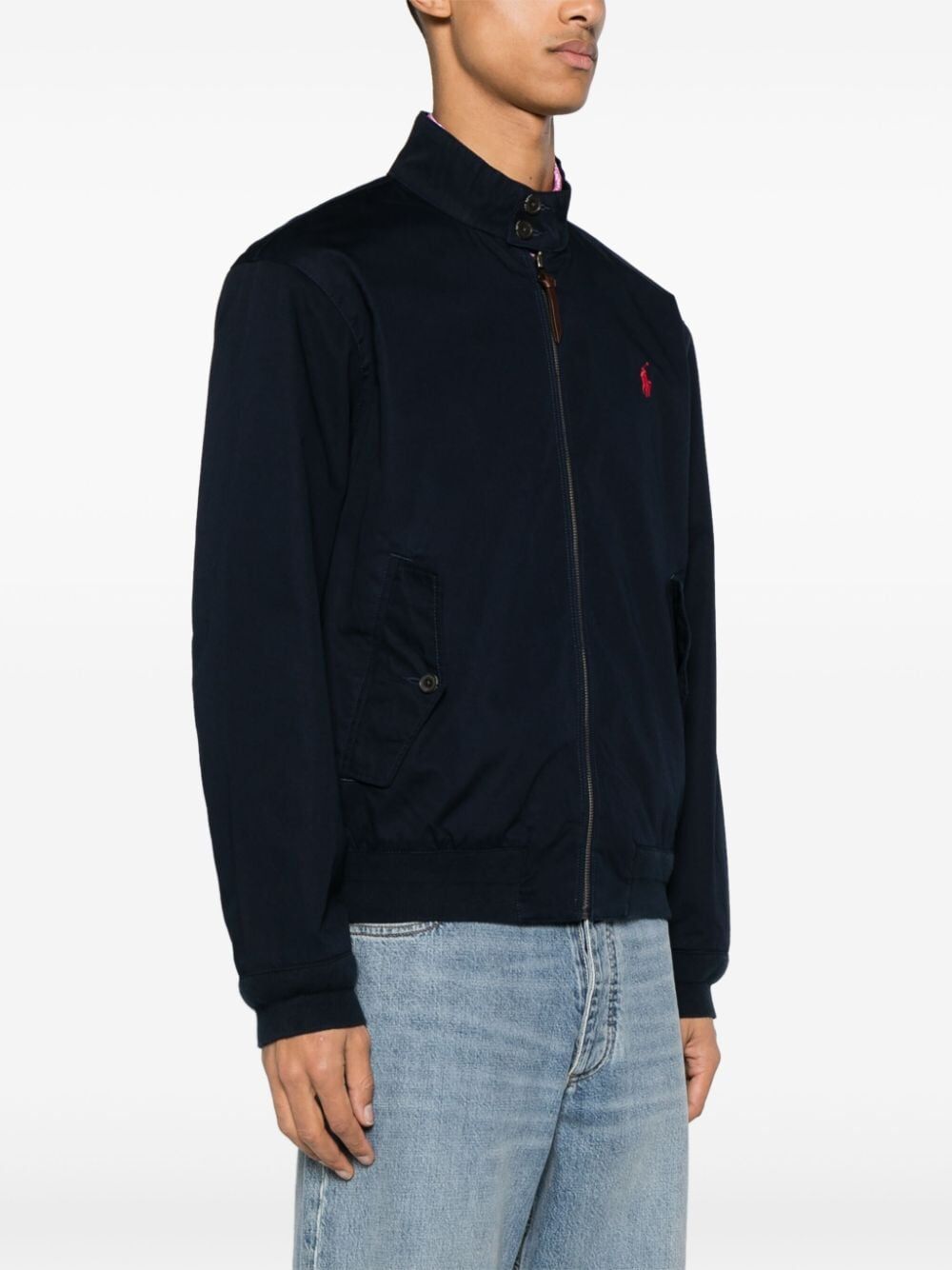 GIACCA BOMBER IN COTONE CON ZIP