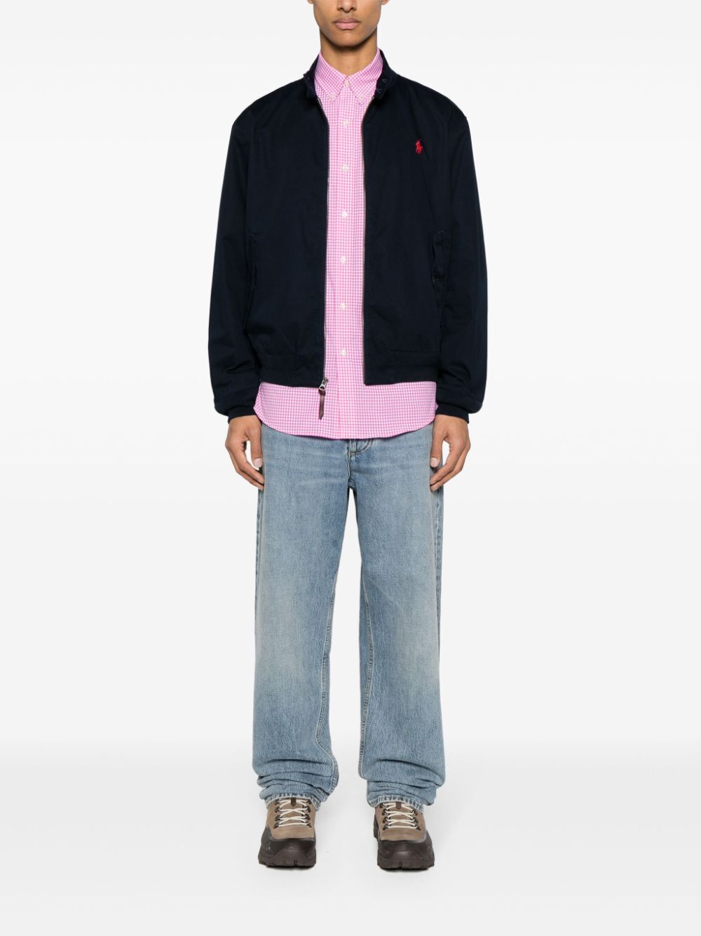 GIACCA BOMBER IN COTONE CON ZIP