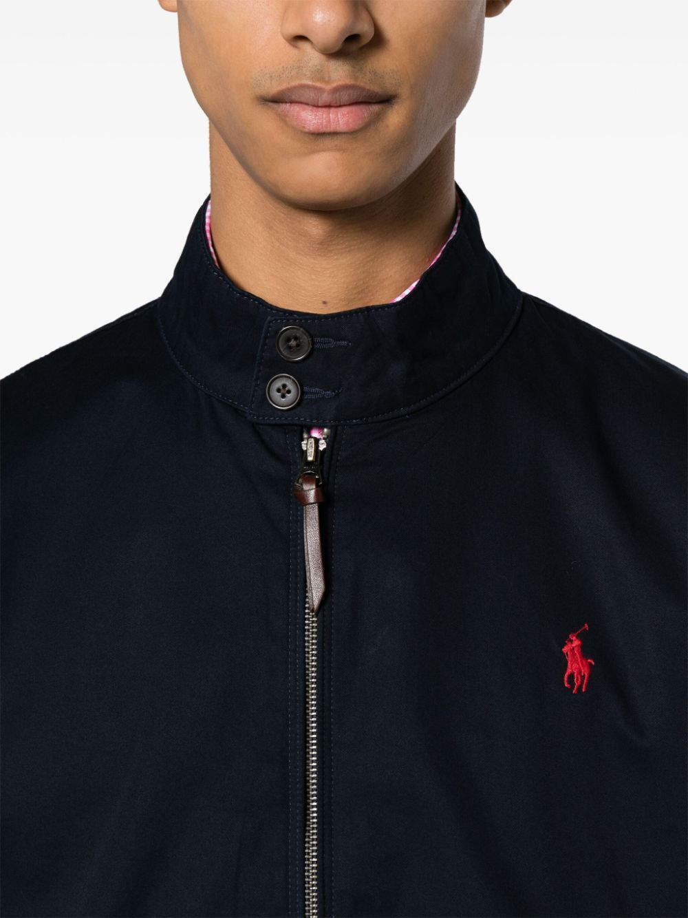 GIACCA BOMBER IN COTONE CON ZIP