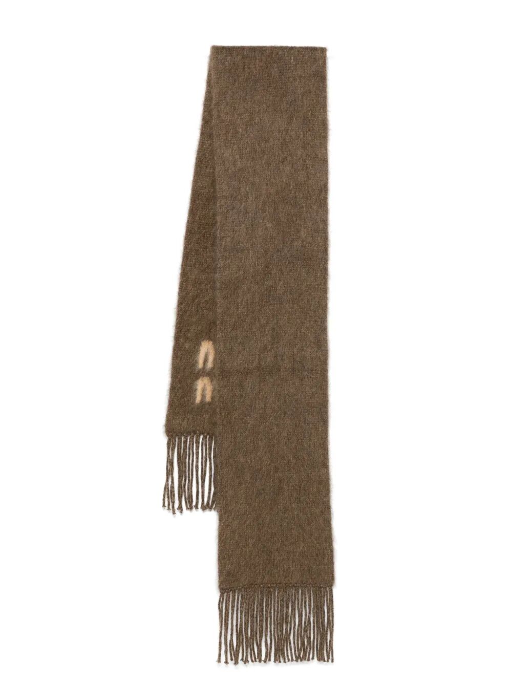 WOOL AND MOHAIR SCARF
