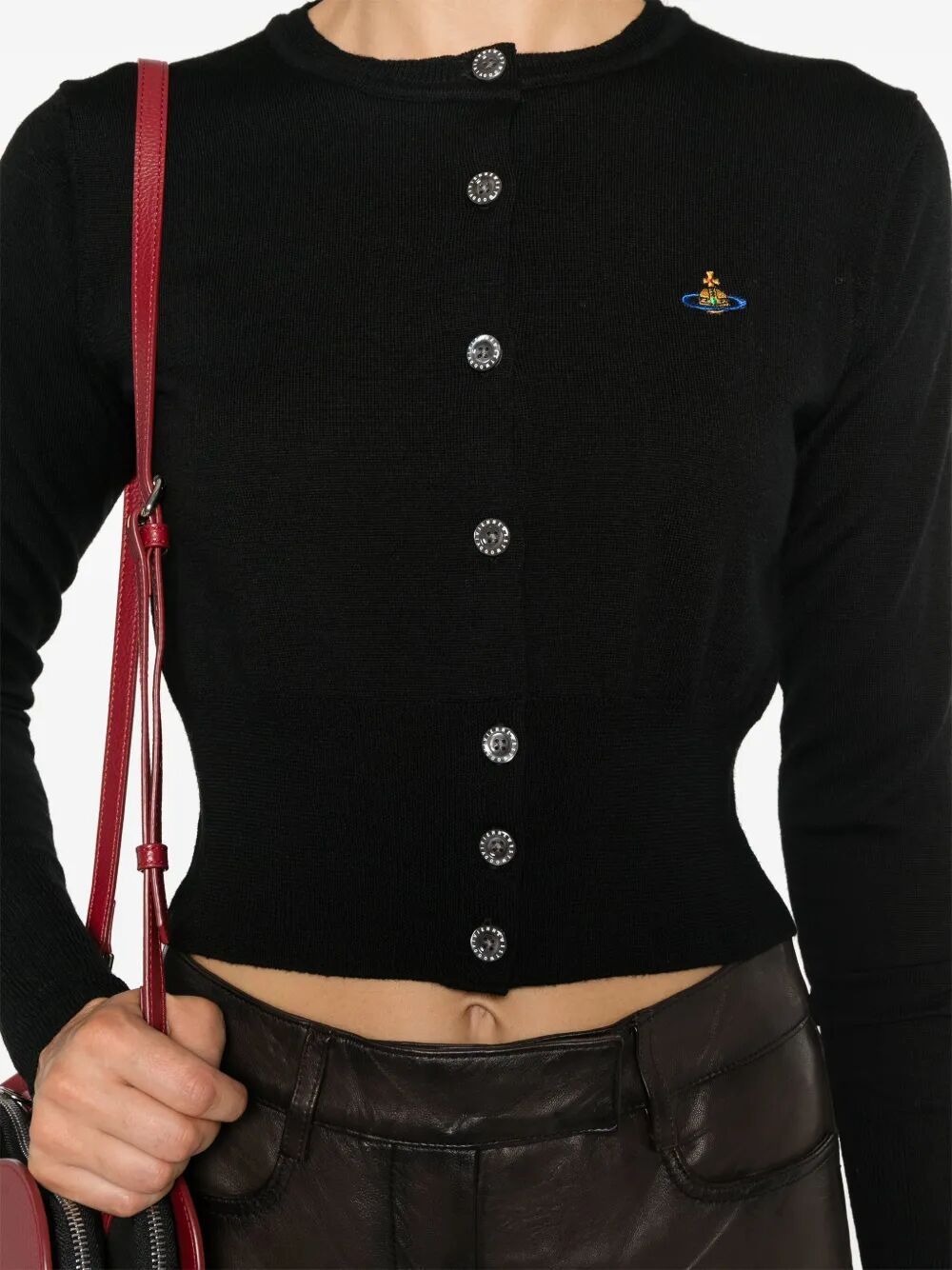 BEA WOOL CROPPED CARDIGAN