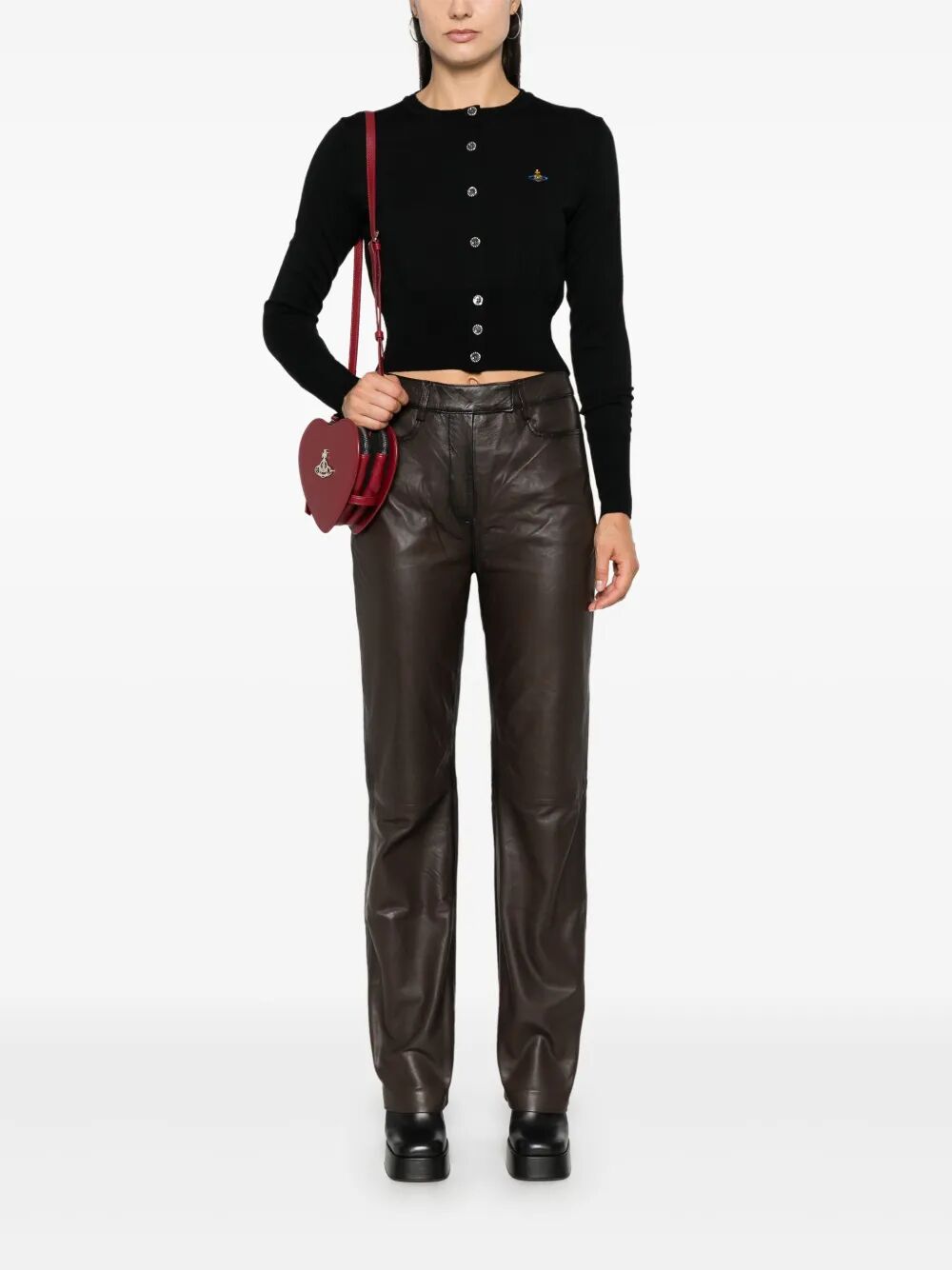 BEA WOOL CROPPED CARDIGAN