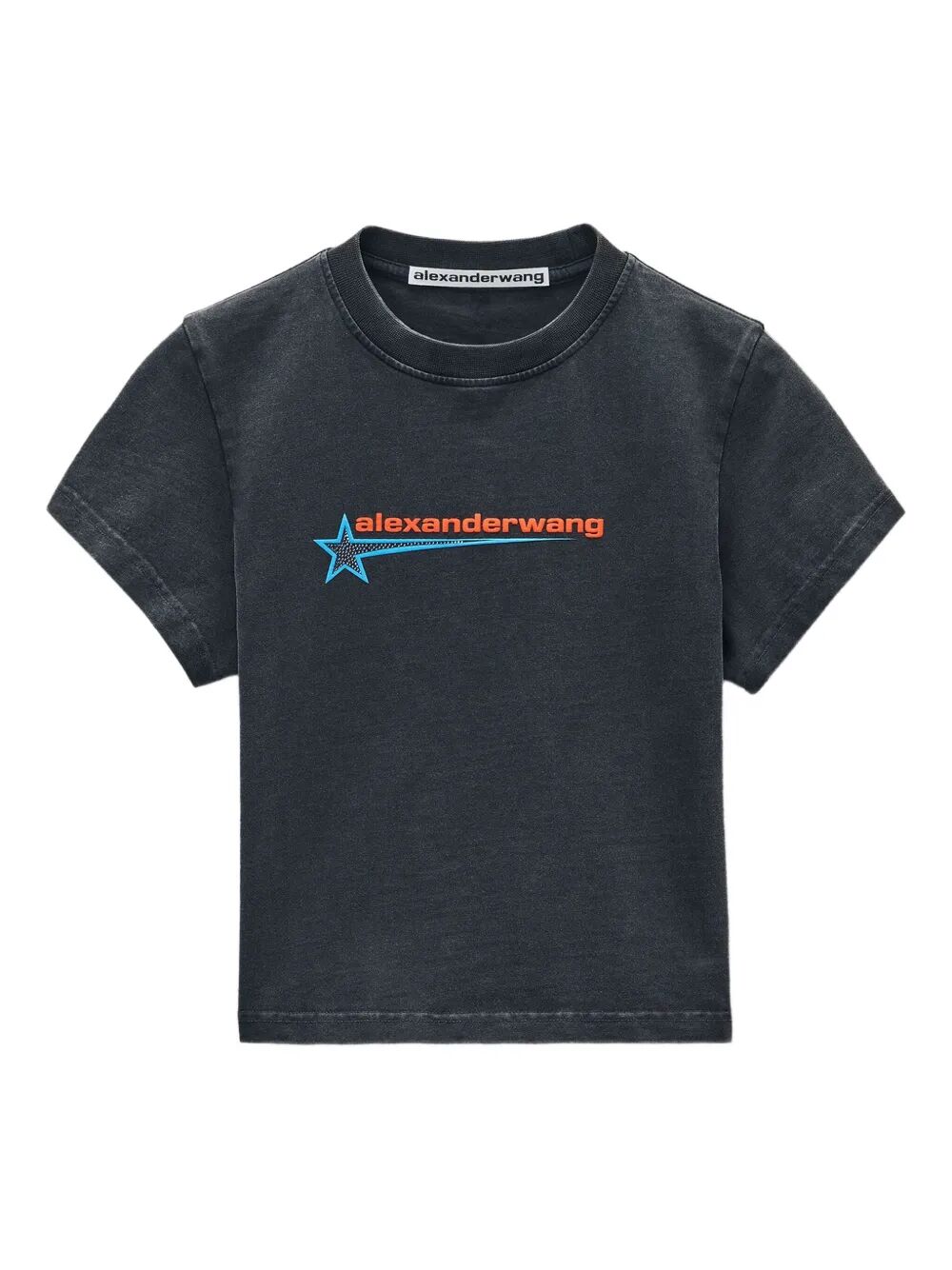 CRYSTAL HOTFIX STAR JERSEY T-SHIRT