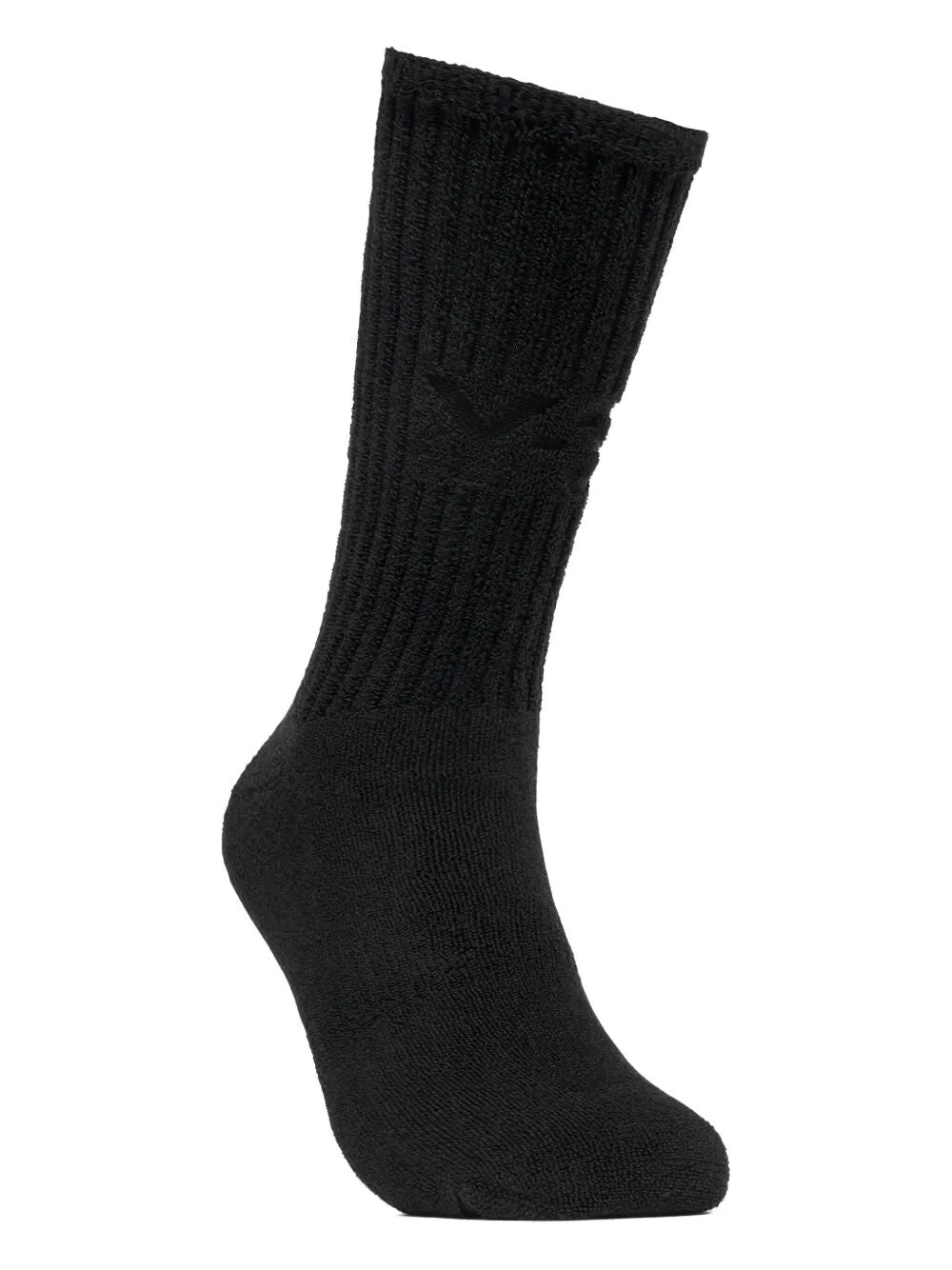 TONE ON TONE EMBROIDERED LOGO TERRY-CLOTH SOCKS