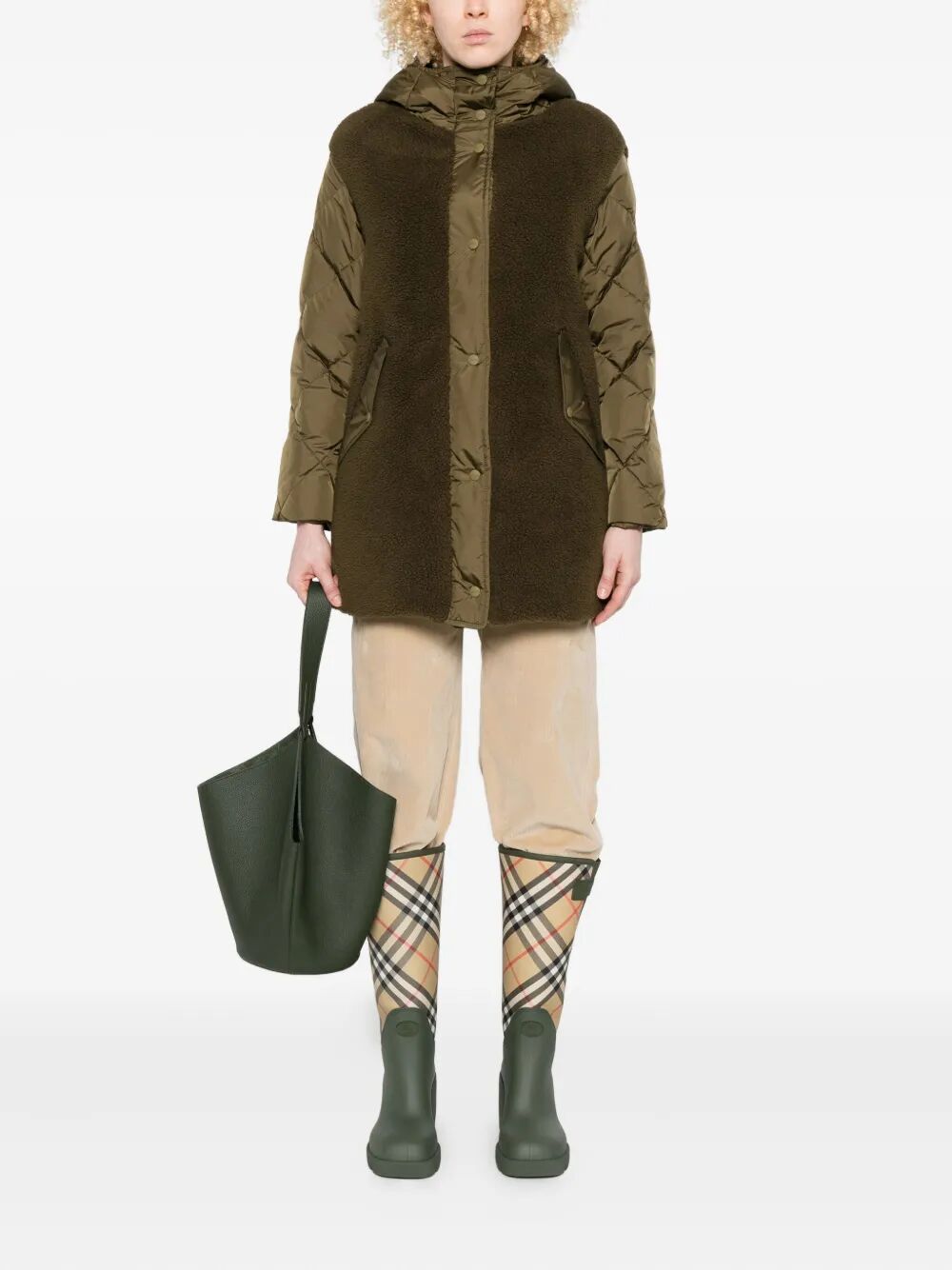 QUILTED FLEECE JACKET
