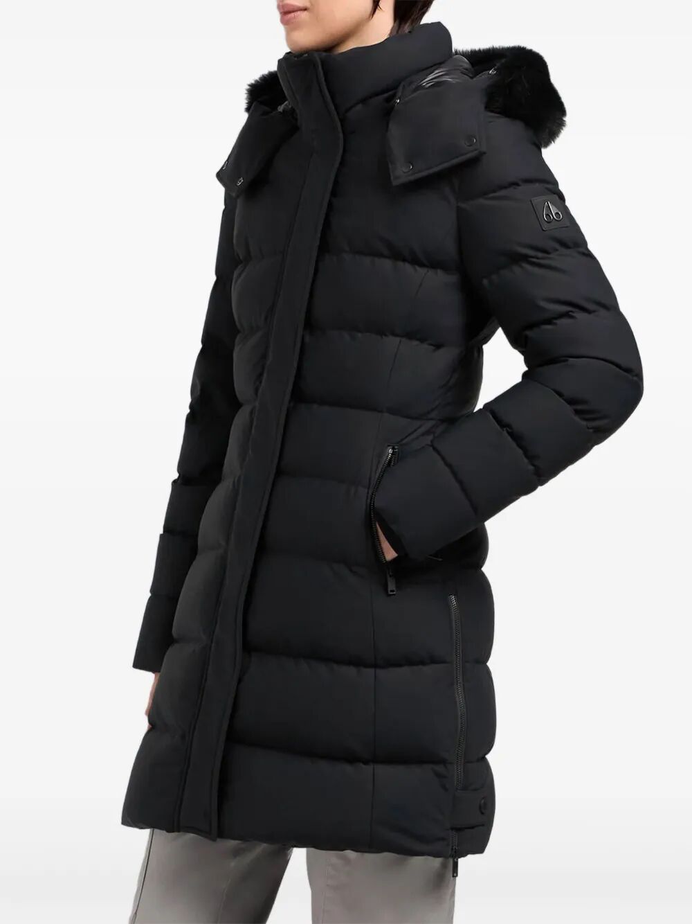 WATERSHED 3 PARKA WITH DETACHABLE SHEARLING TRIM