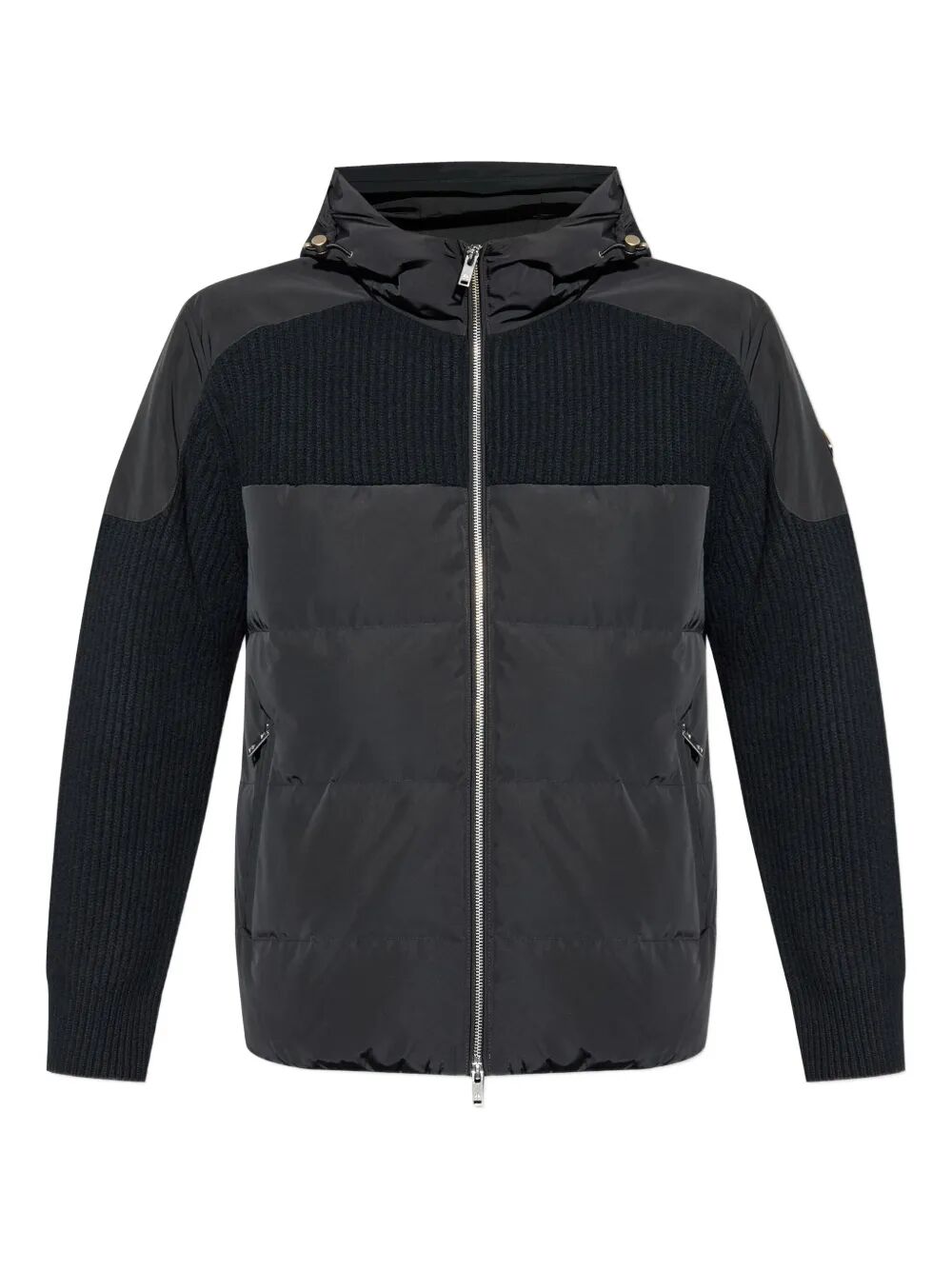 GLENVALE RIBBED-PANEL PADDED JACKET