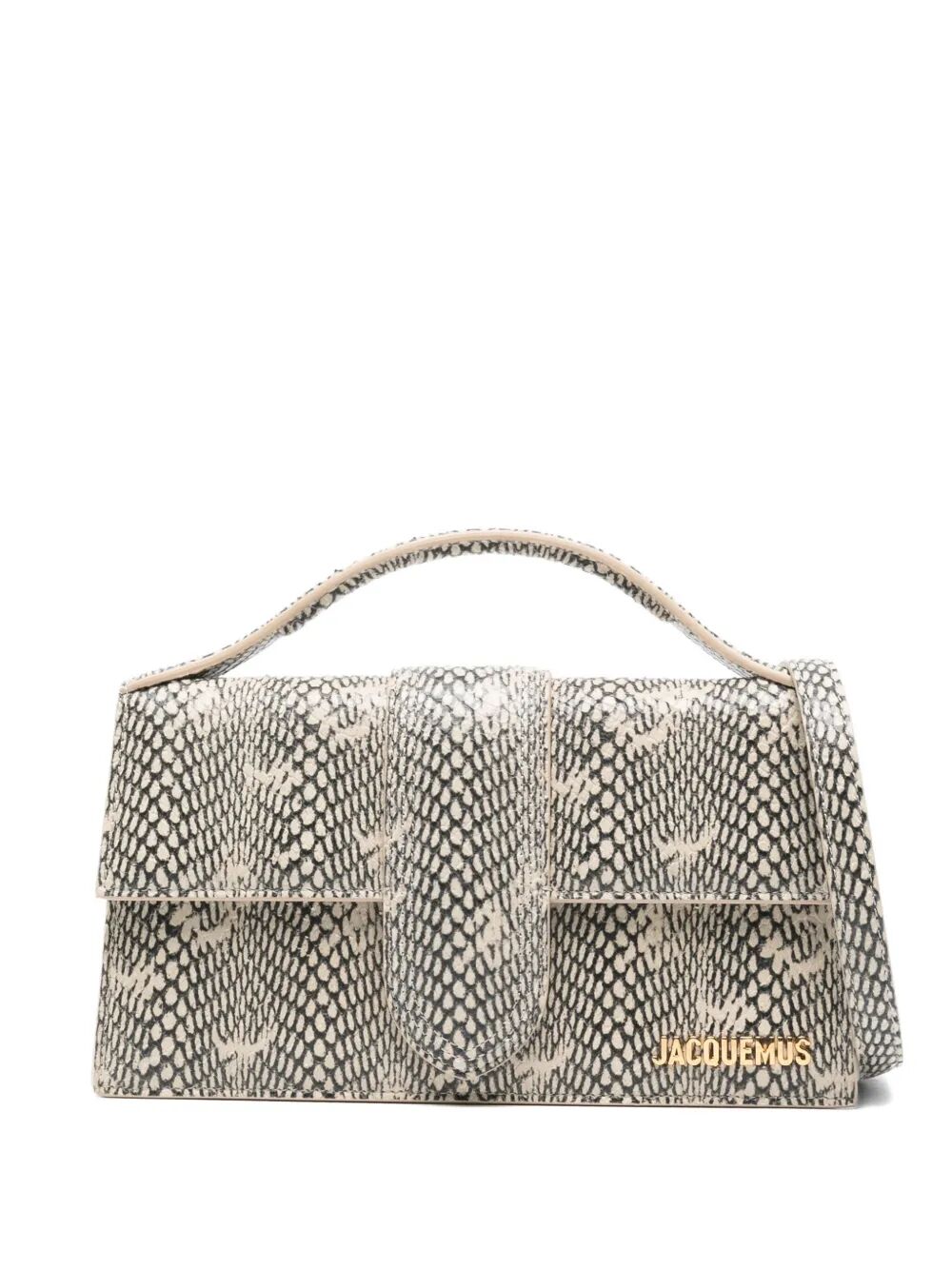 LE GRAND BAMBINO IN COBRA-EMBOSSED LEATHER