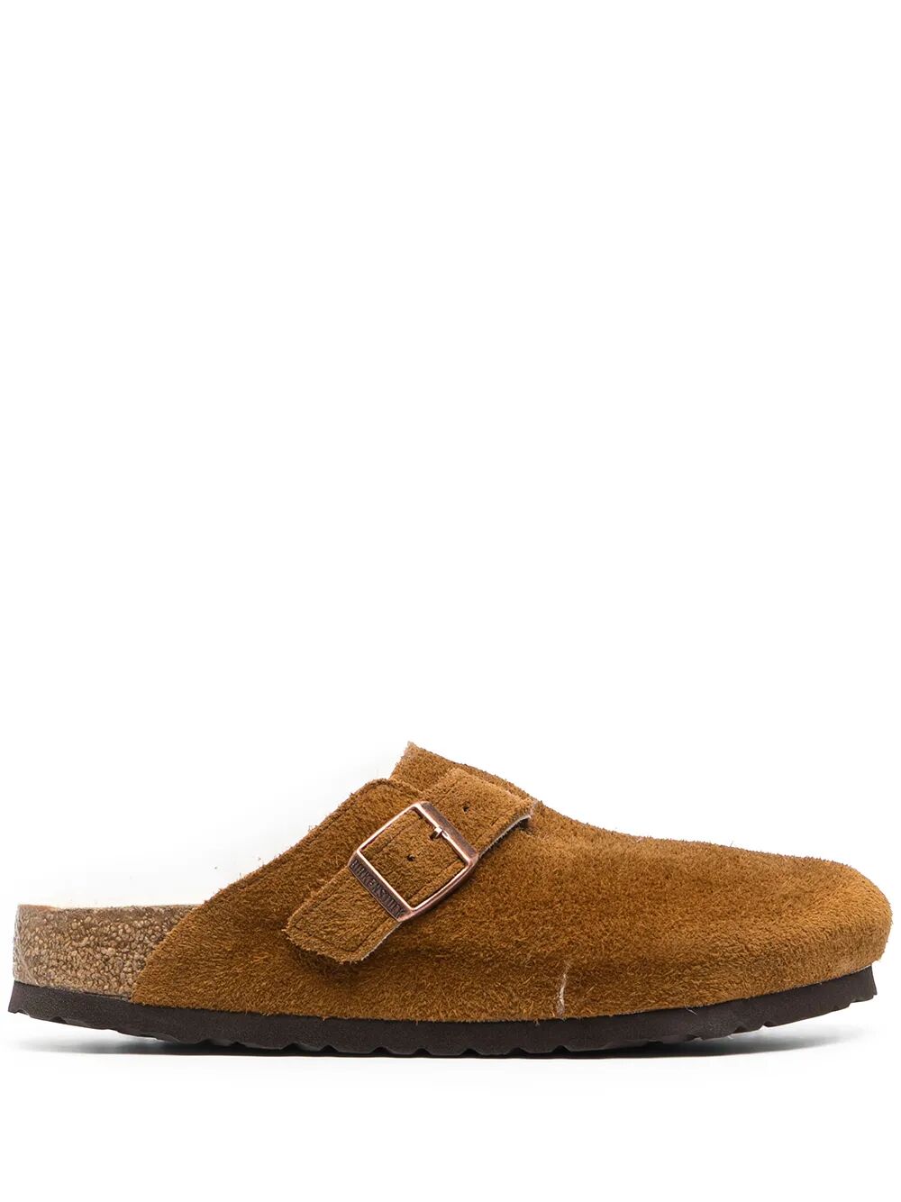 BOSTON SUEDE MULE WITH FUR LINING