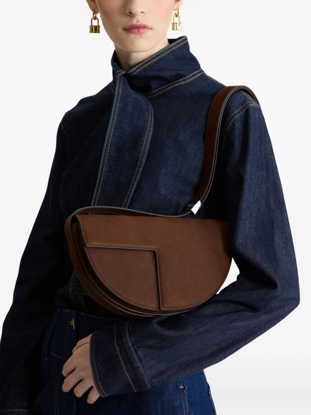 LE PATOU BAG IN NUBUCK