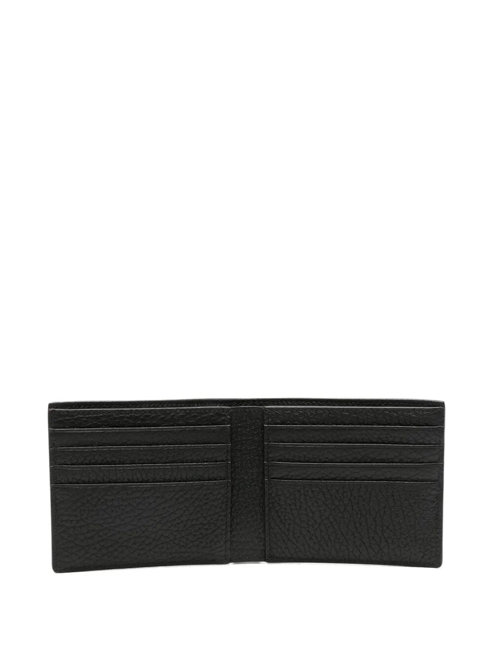 PRINTED LEATHER ELONGATED T LINE CLASSIC BI-FOLD WALLET