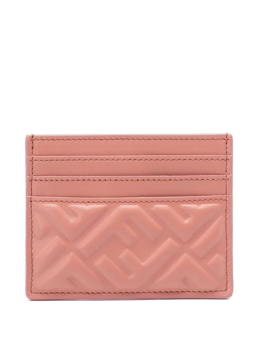 FF MOTIF NAPPA LEATHER BAGUETTE CARDHOLDER