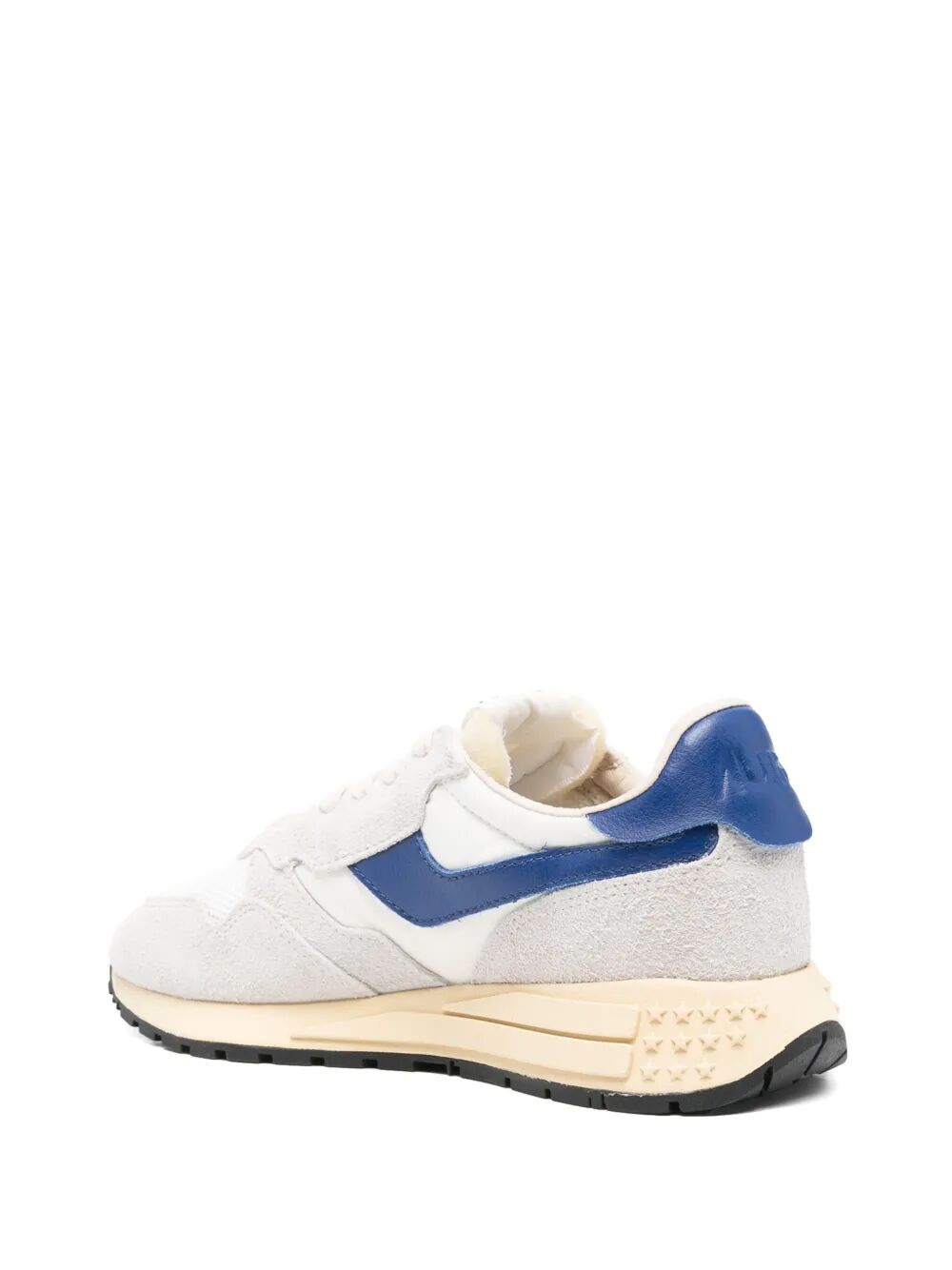 REELWIND LOW SNEAKERS IN WHITE AND LIMOGES SUEDE AND NYLON