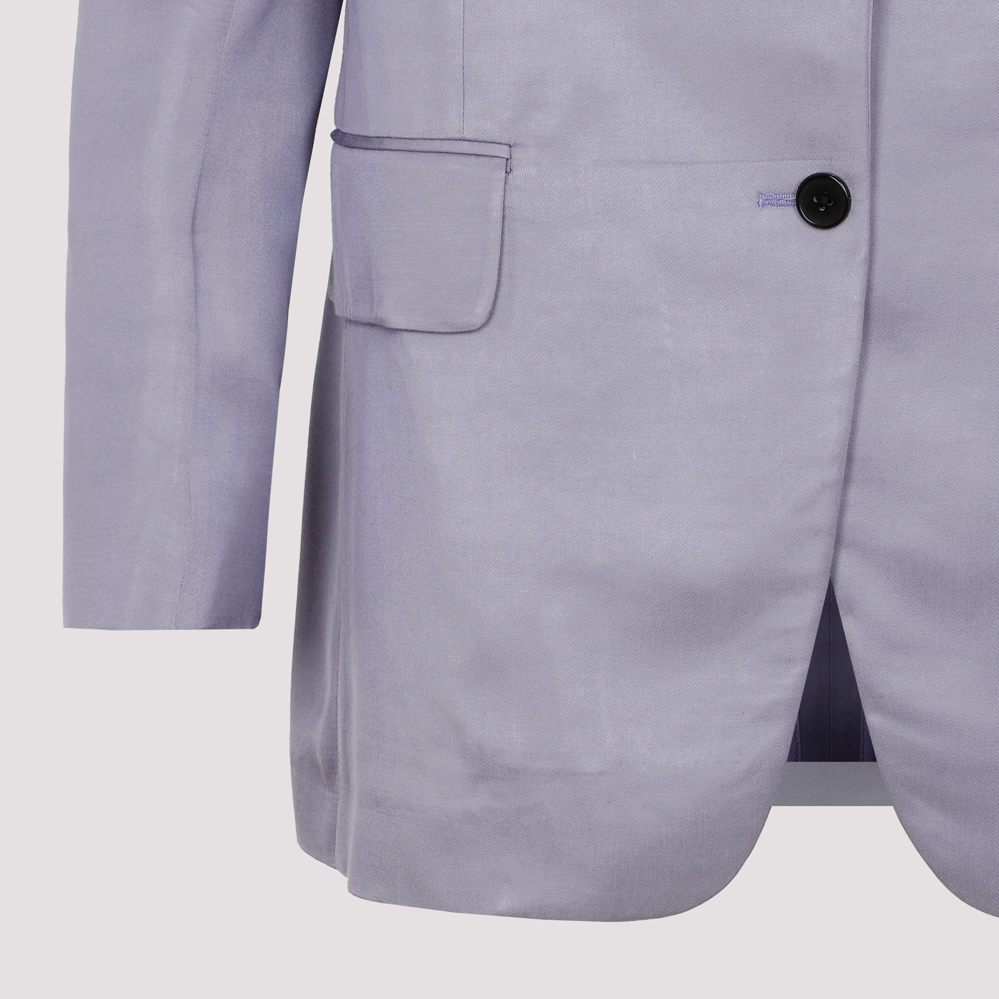 Soft Fluid Twill Boyfriend Jacket