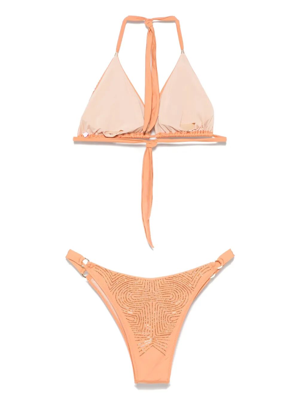 TRIANGLE BIKINI WITH RHINESTONES