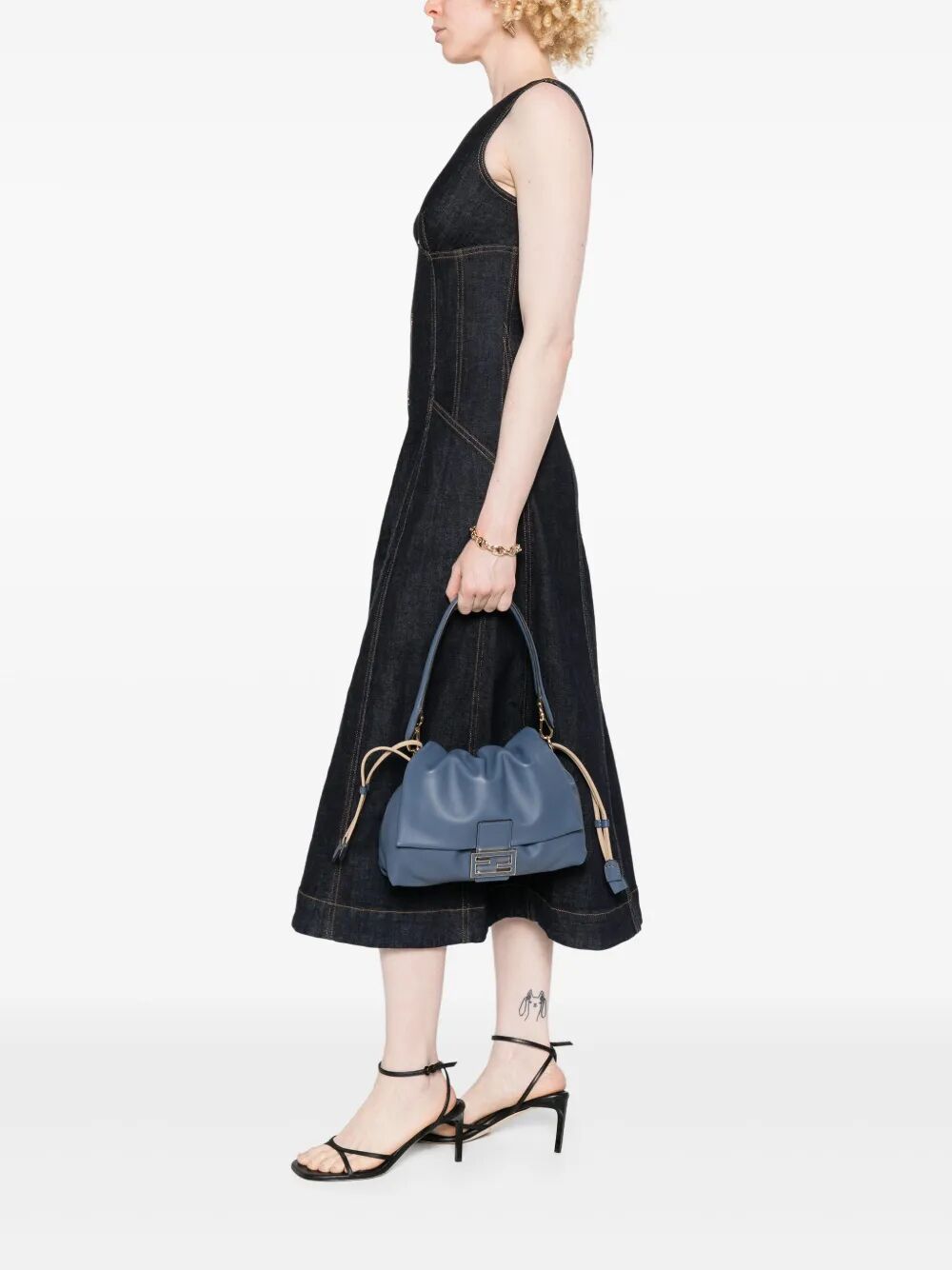 MAMMA BAGUETTE MEDIUM NAPPA LEATHER BAG