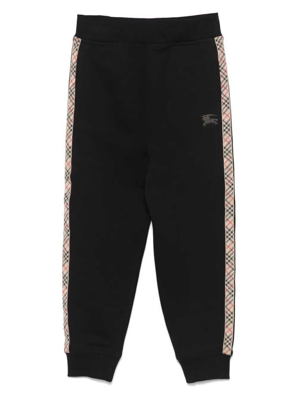 JACKSON CHECK TRIM COTTON JOGGING PANTS