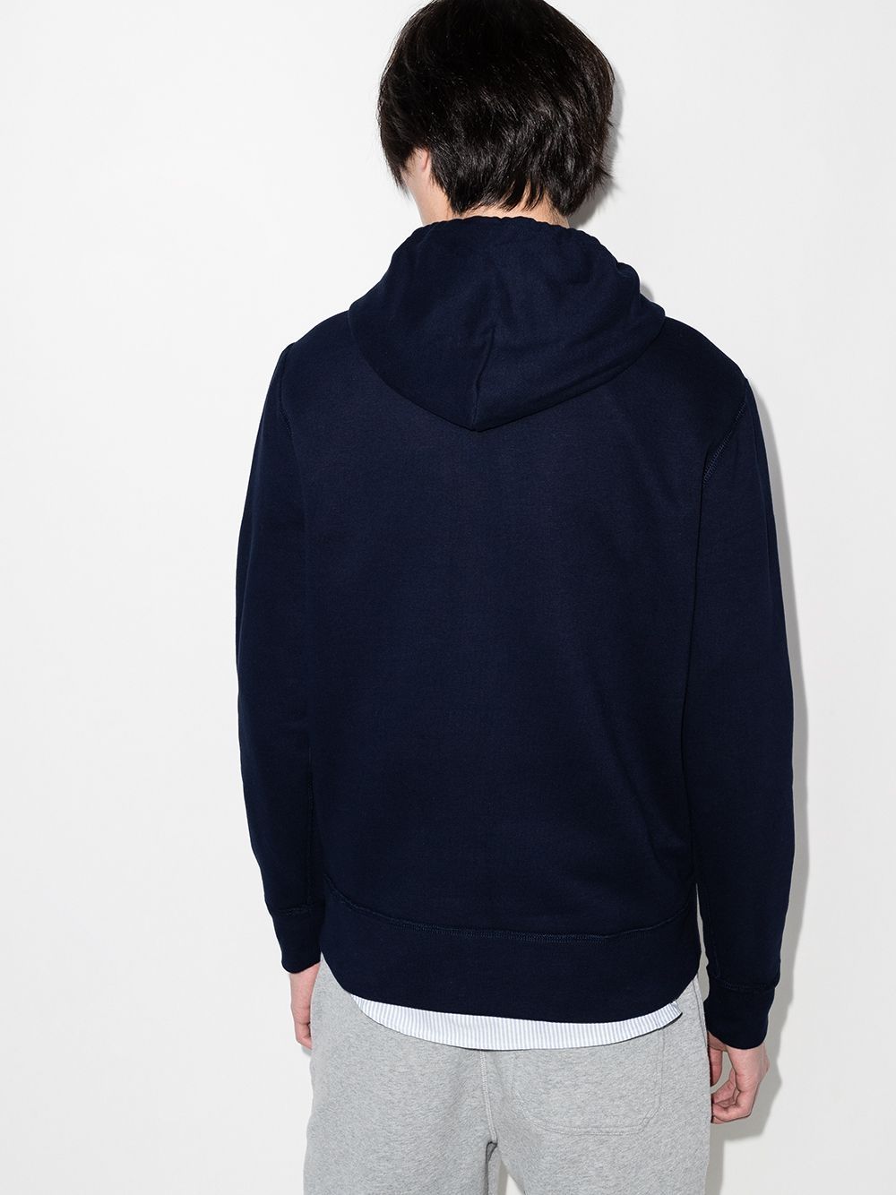 THE RL COTTON-BLEND FLEECE HOODIE