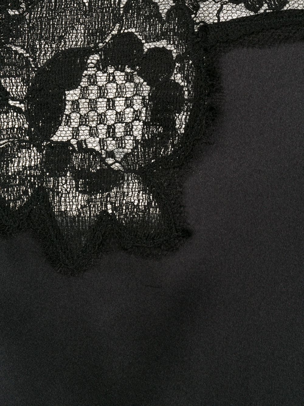 LACE-DETAIL SATIN CAMISOLE TOP
