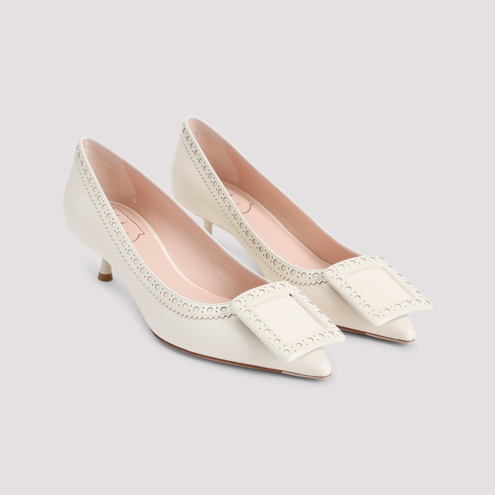 Viv In The City Perforated 45 Decollete Pumps