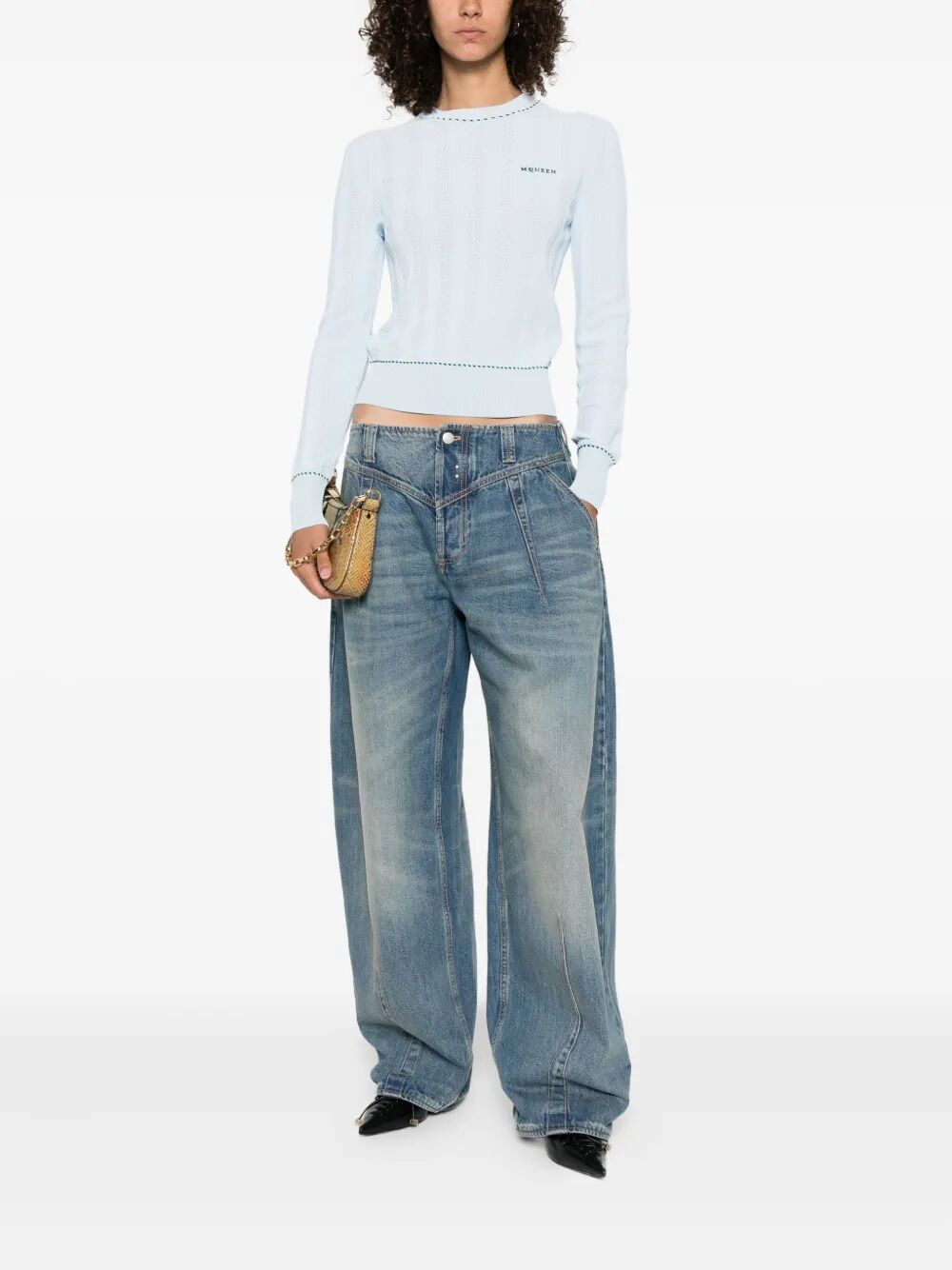 DENIM TROUSERS