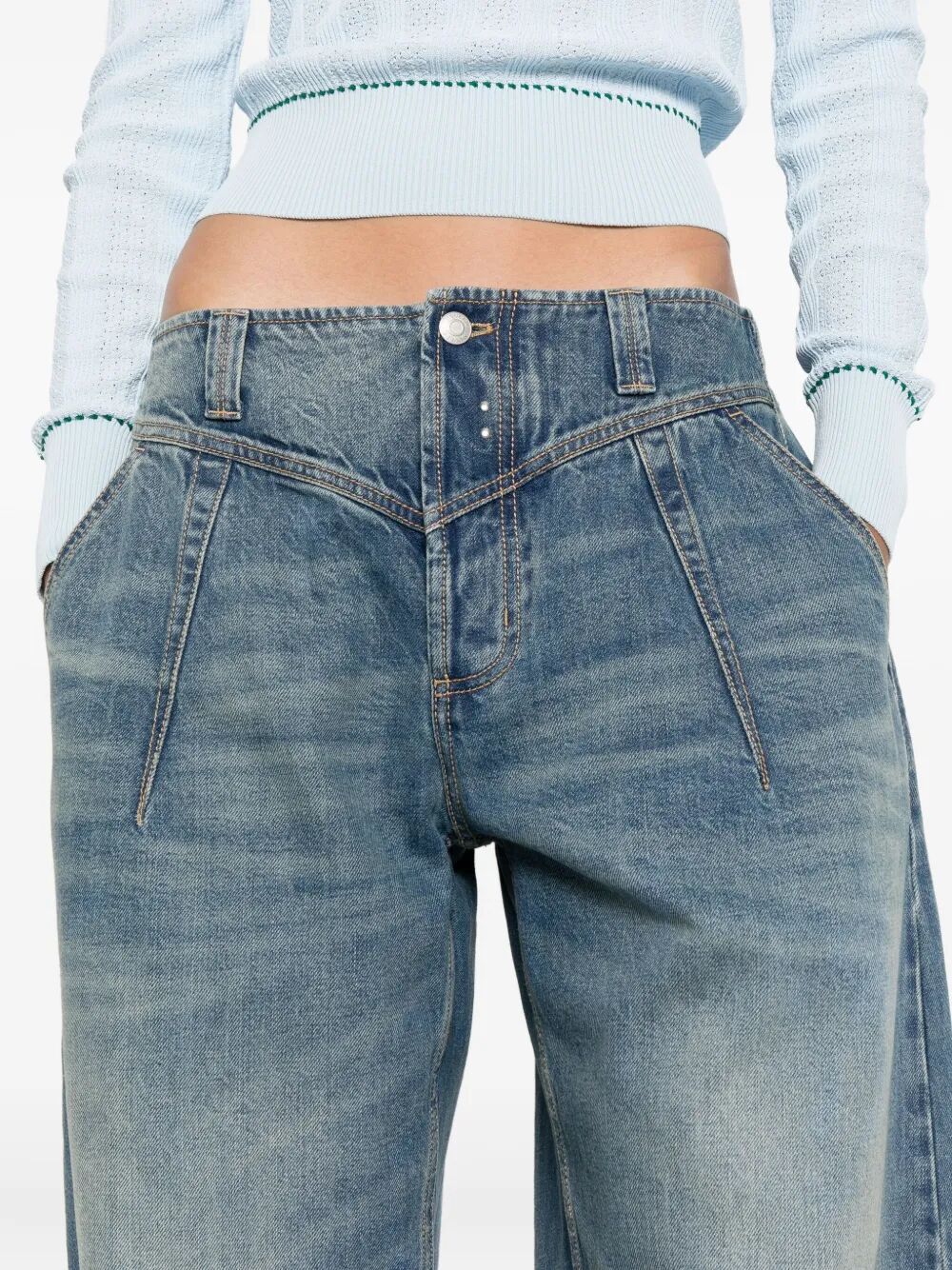 DENIM TROUSERS