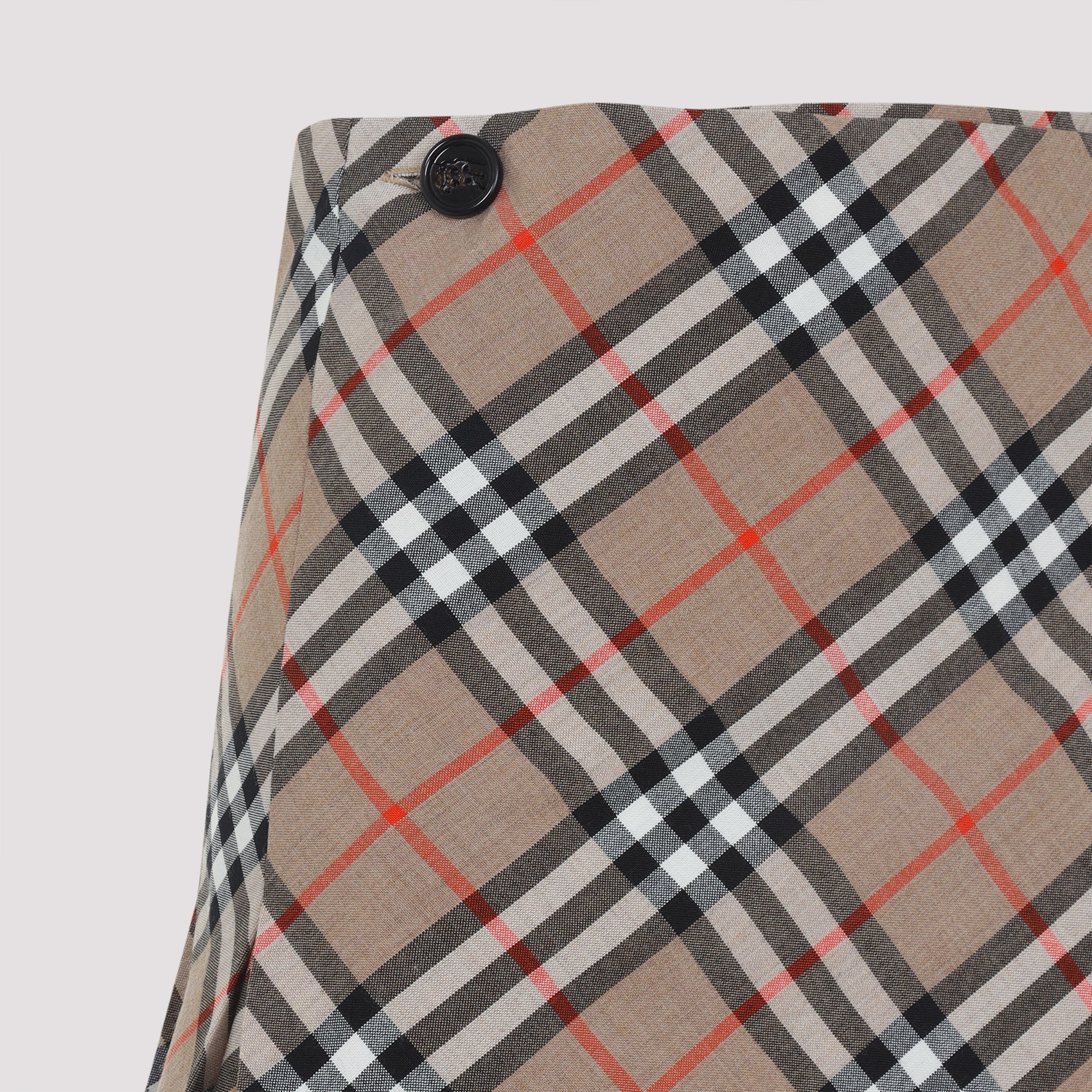 Check Midi Skirt