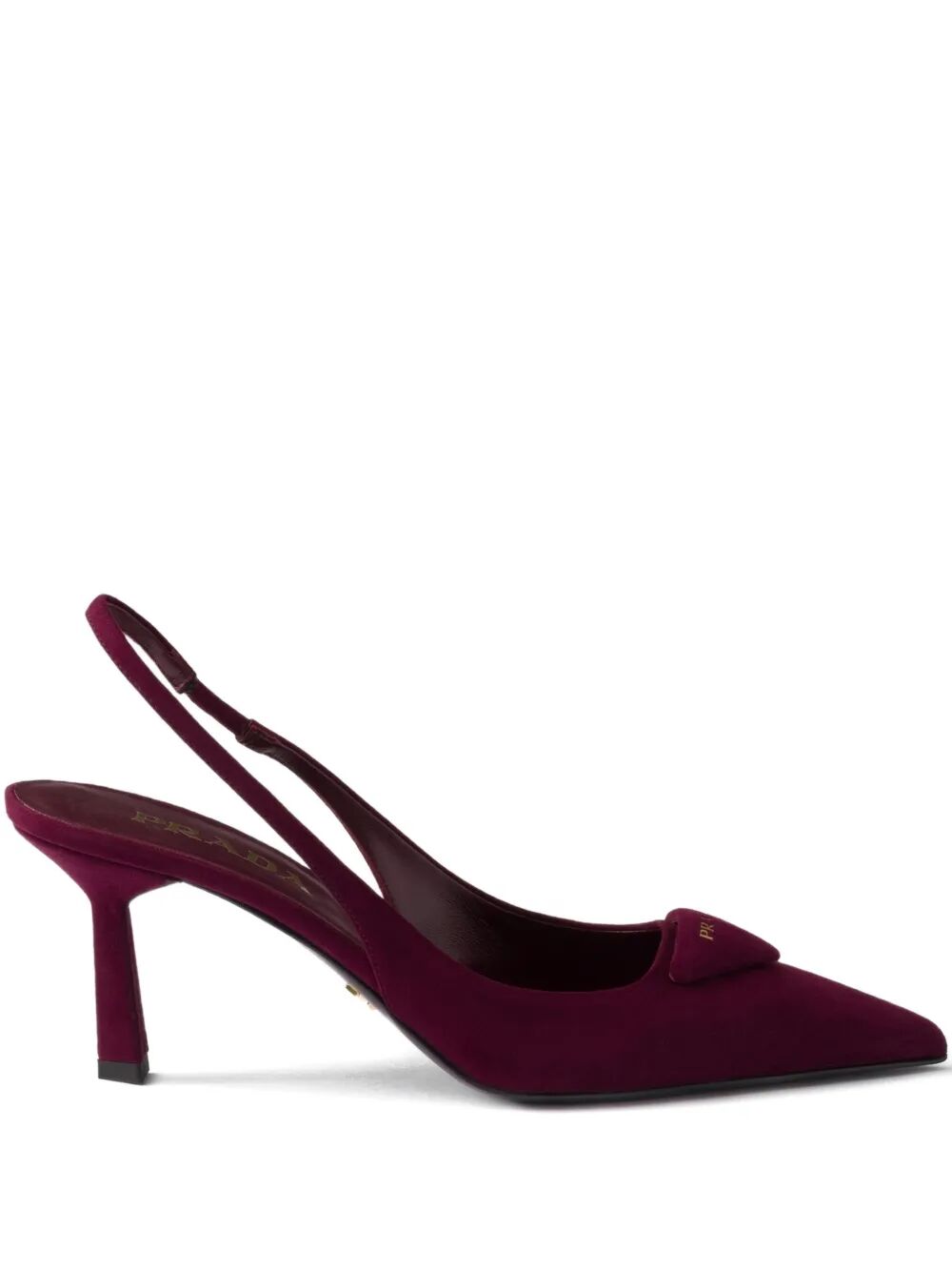 SUEDE SLINGBACK PUMPS