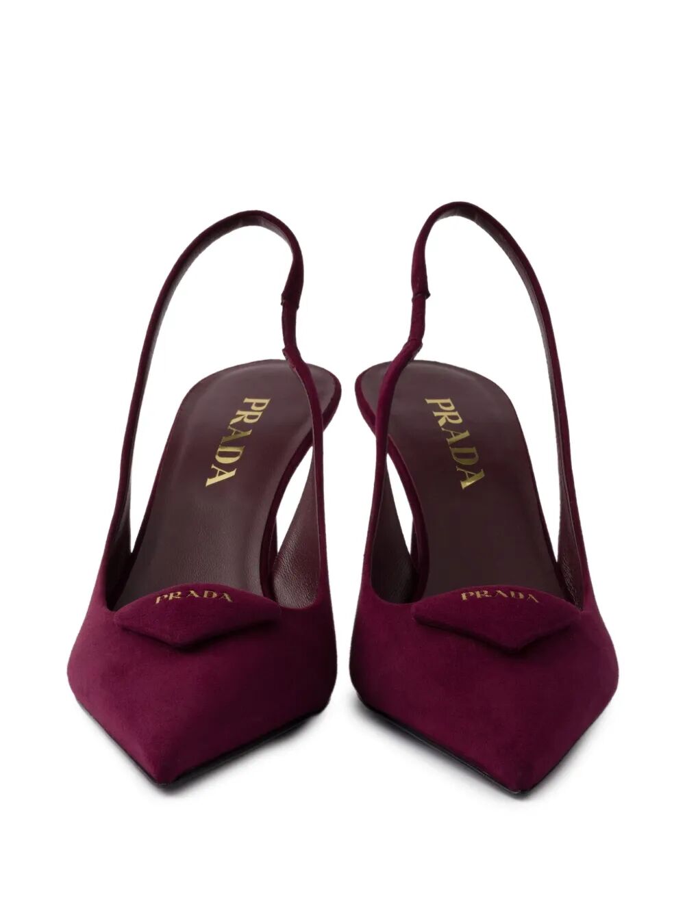 SUEDE SLINGBACK PUMPS