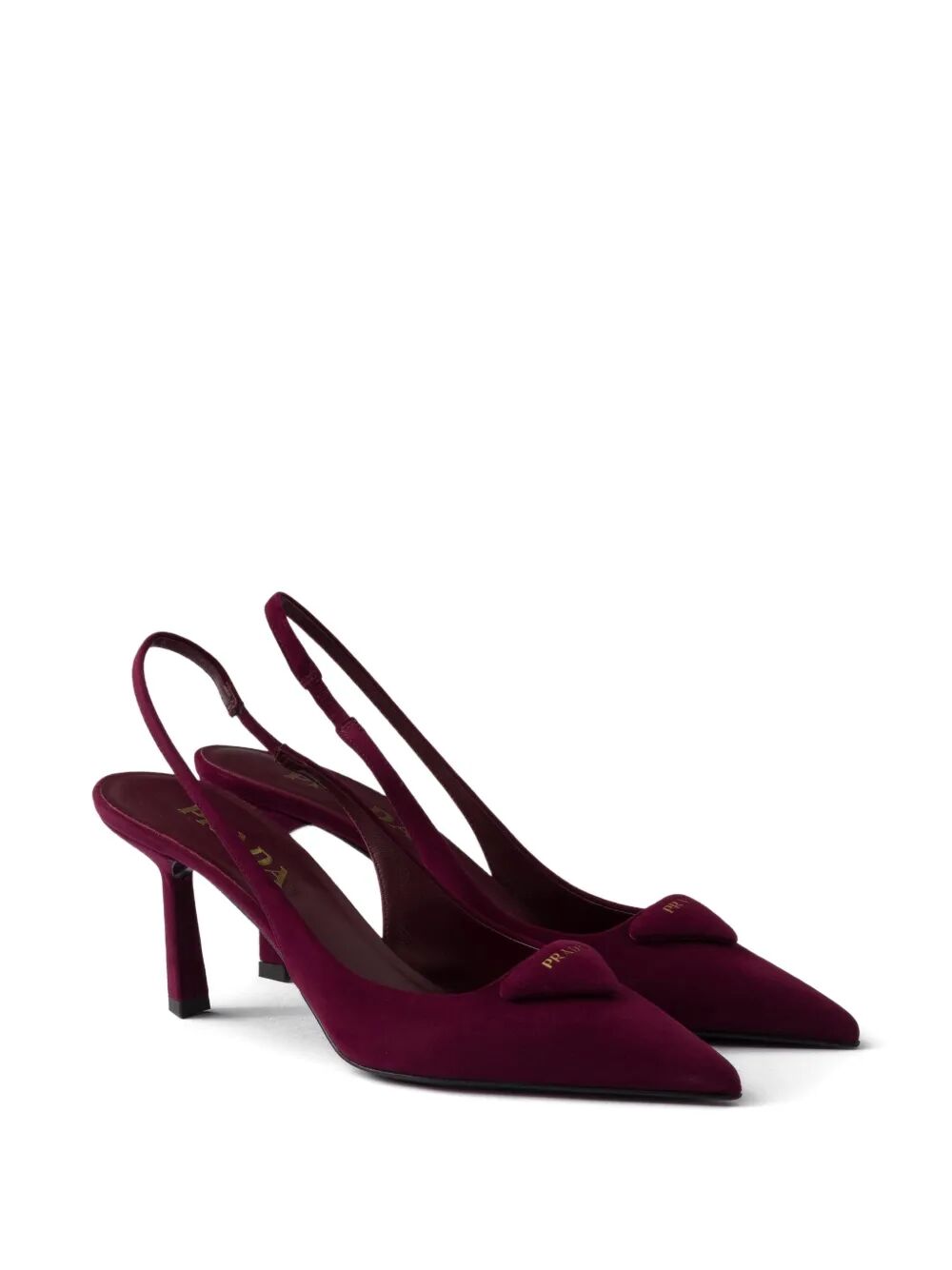 SUEDE SLINGBACK PUMPS