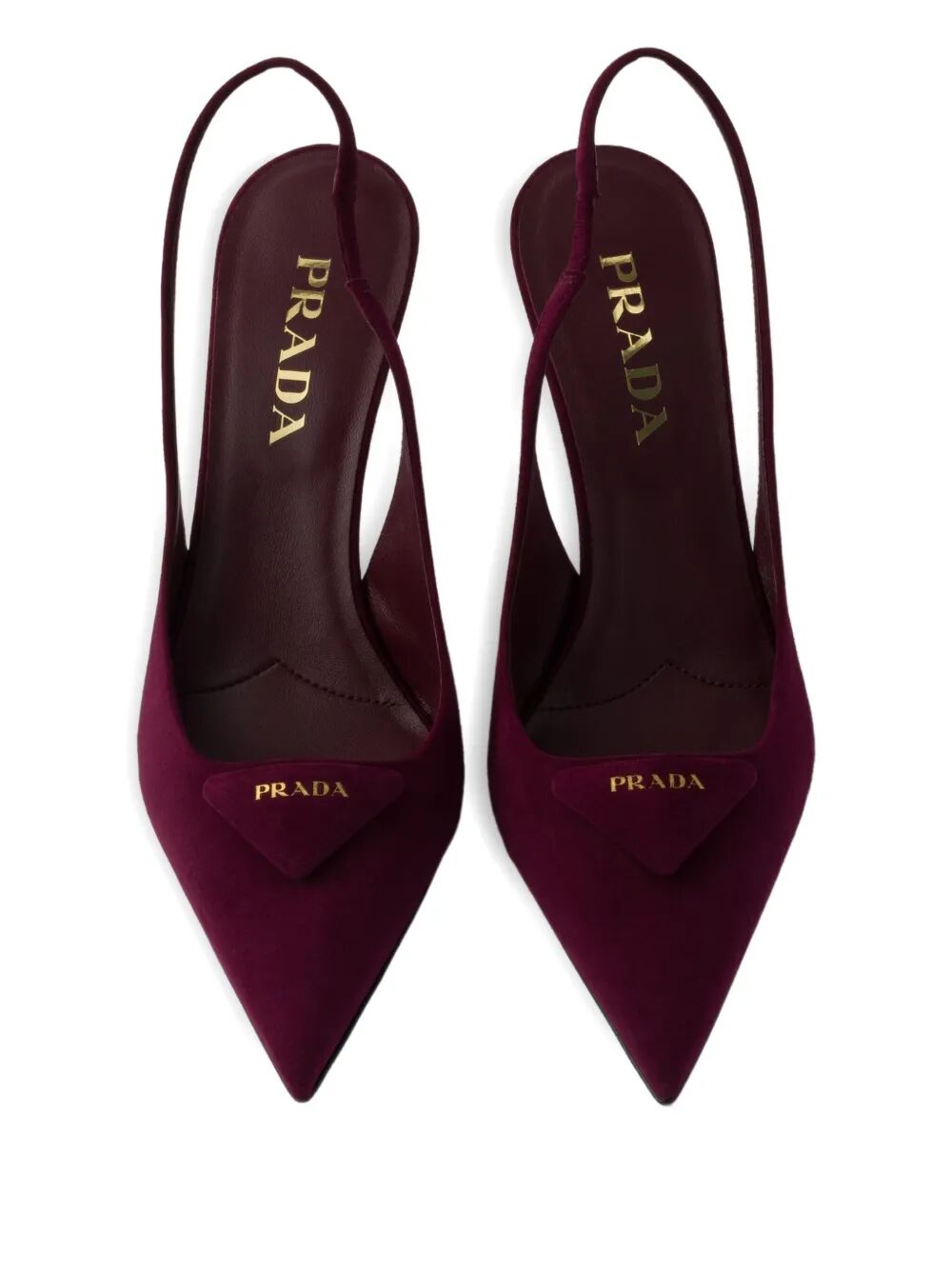 SUEDE SLINGBACK PUMPS